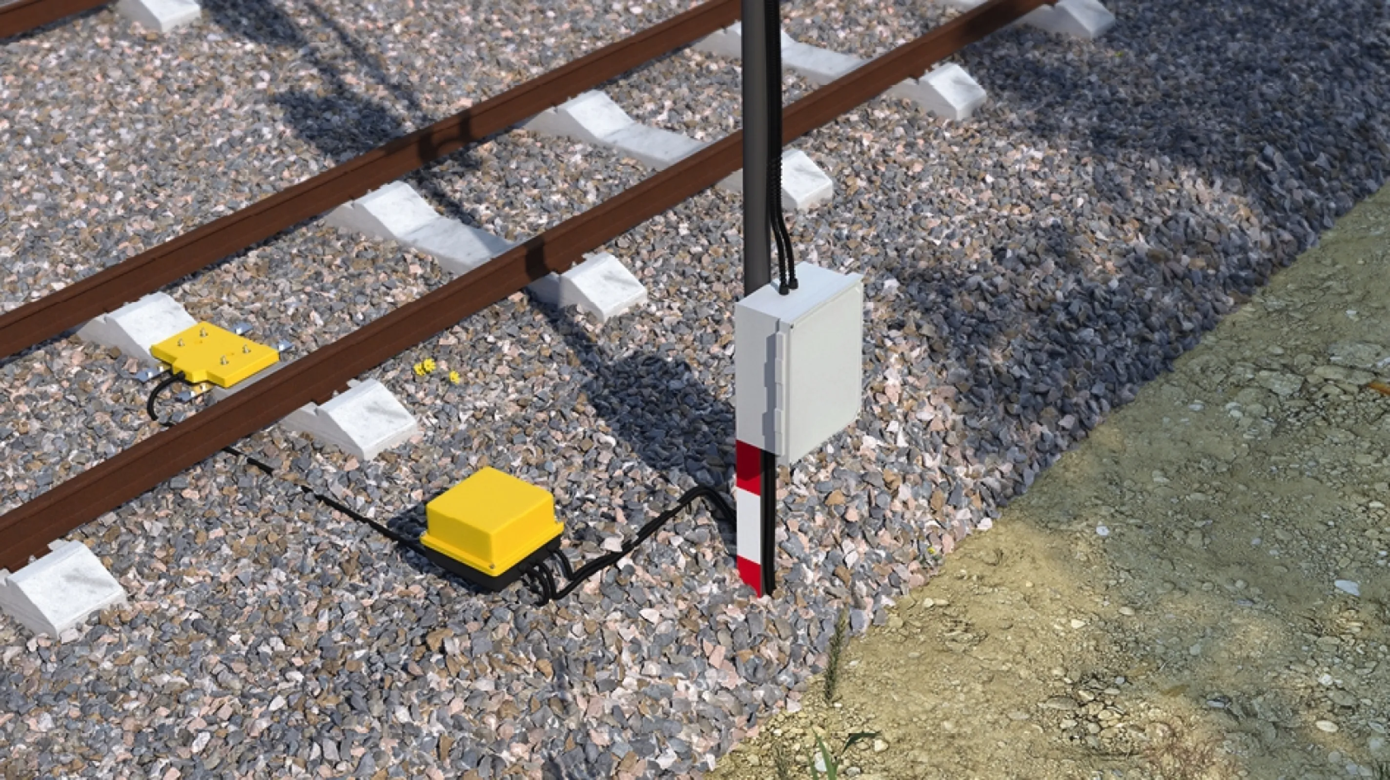 Cable protection for trackside