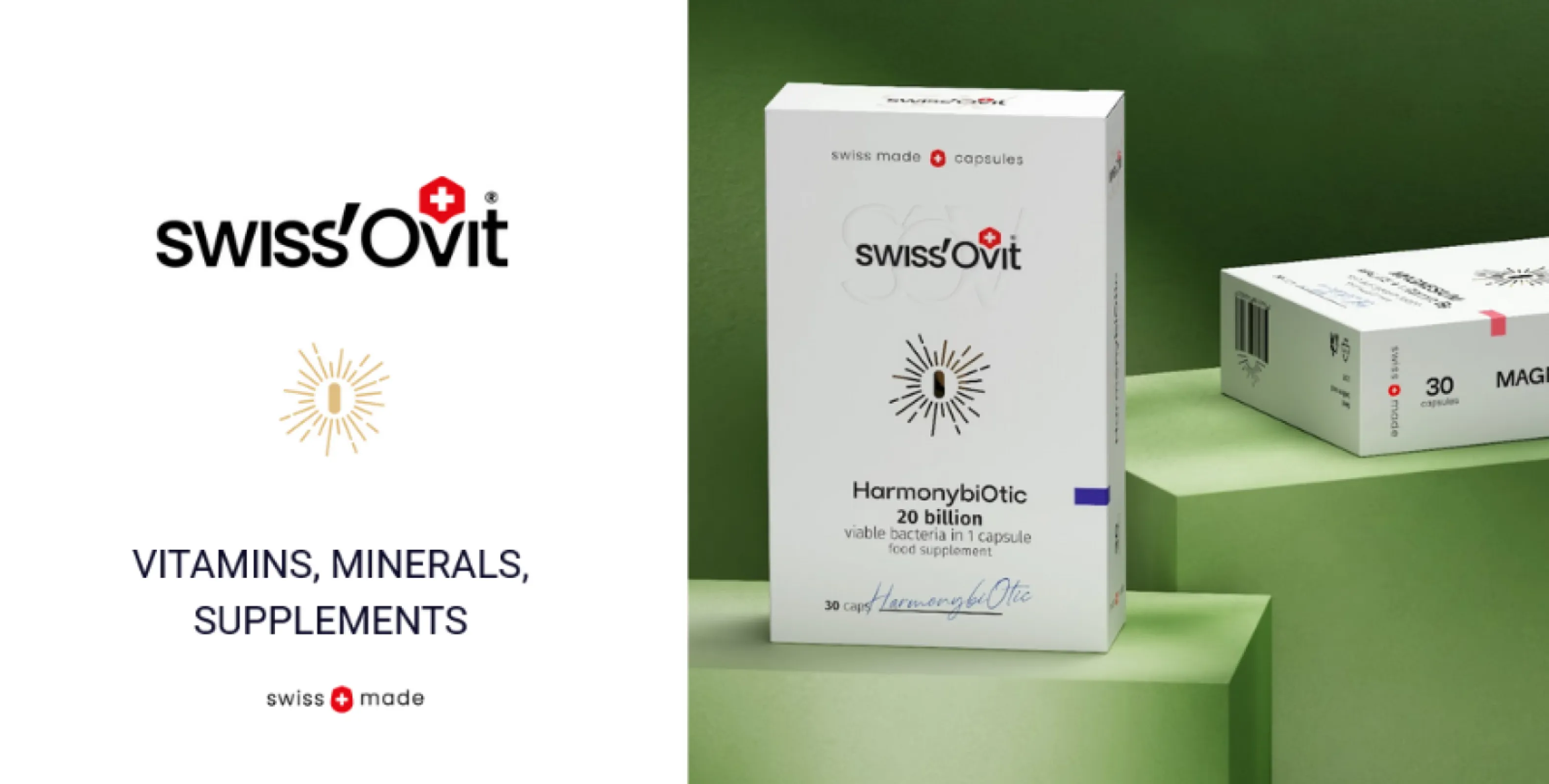 Swiss'Ovit vitamins are the result of many yearsof experience and dedication to caring for your health. We invite you to join us on this exciting journey towards improved well-being and quality of life.
