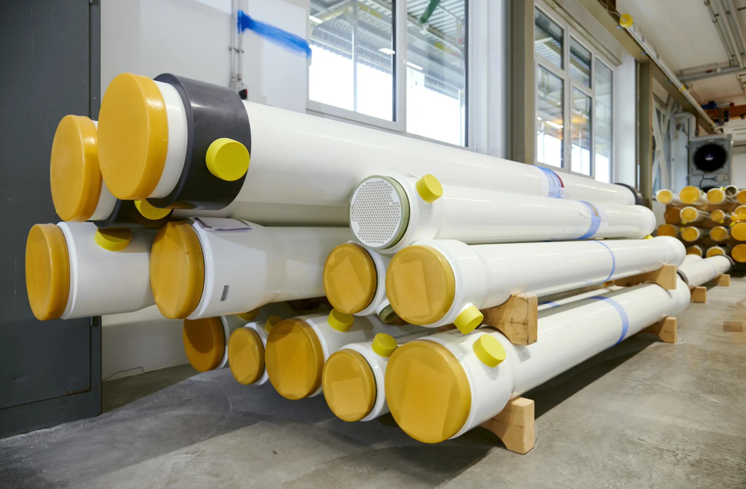 Modules ready for shipping