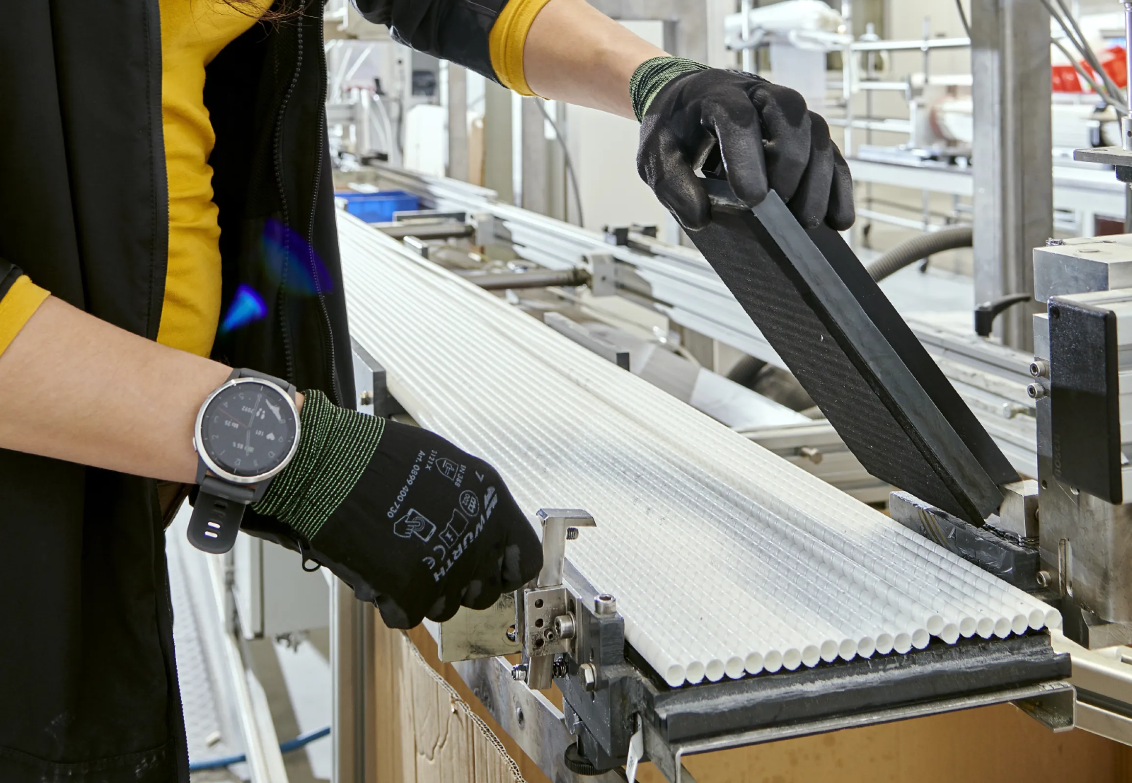 Cutting the membranes to the correct length