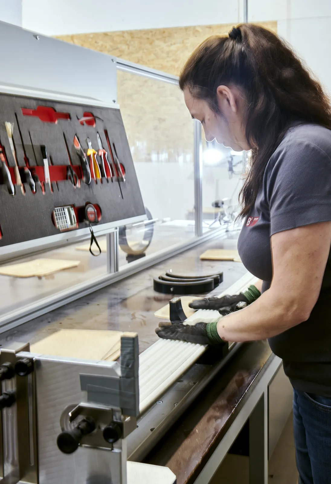 Arrangement of the membranes