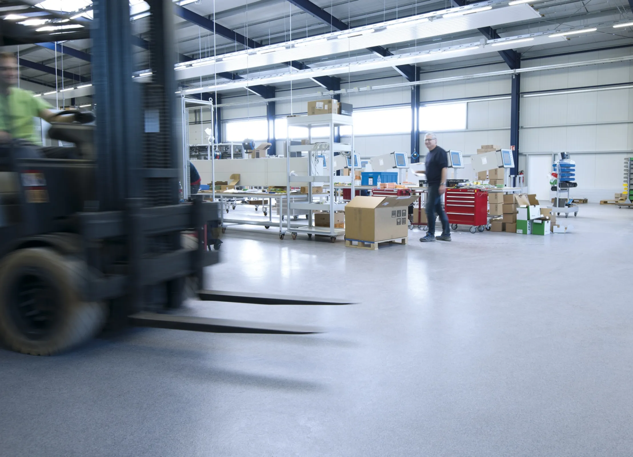 Designed for heavy duty floors