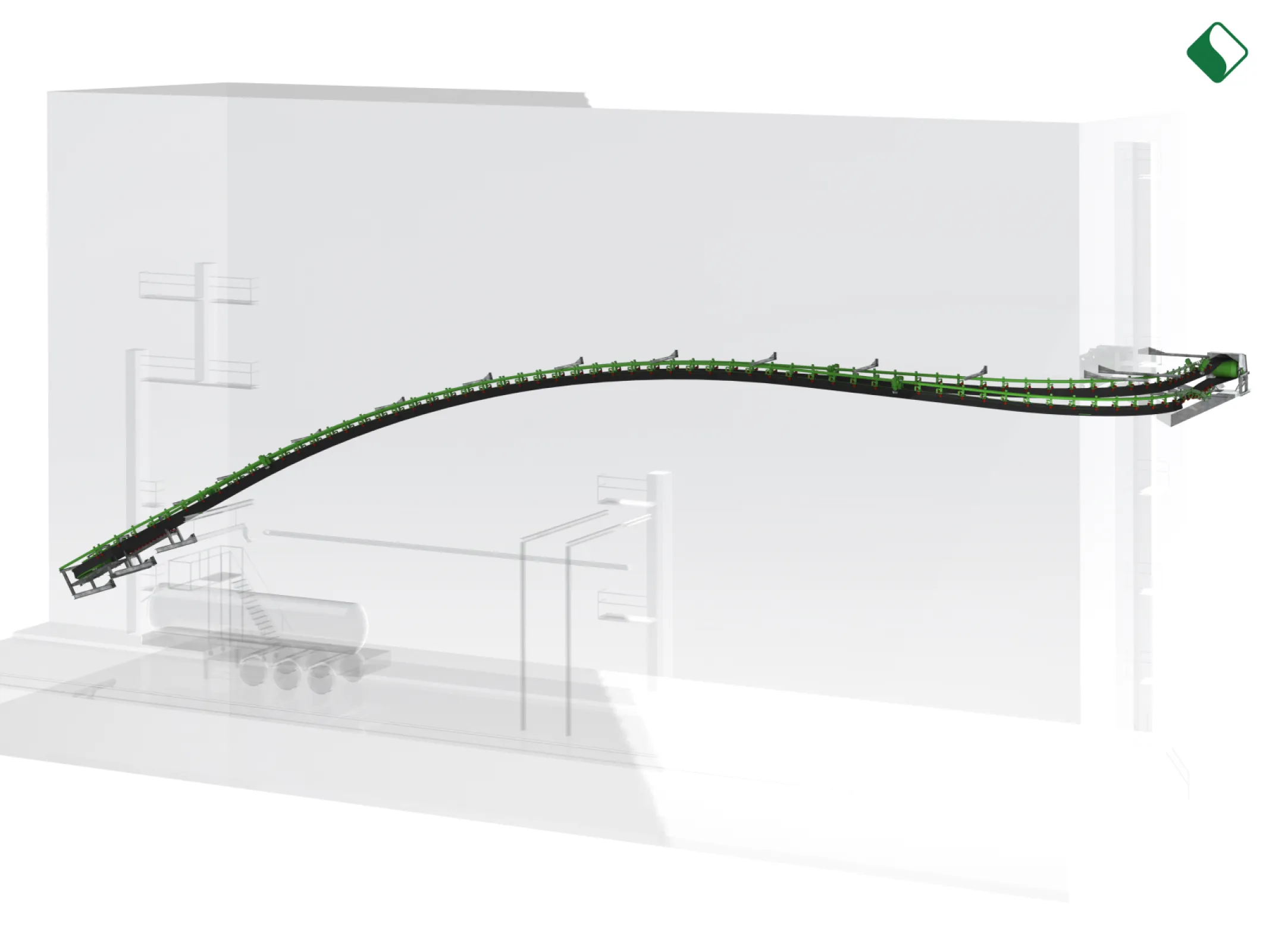 SAFEBELT® Closed Belt Conveyor