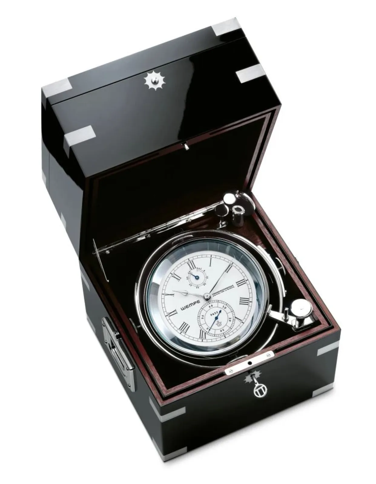 Traditional mechanical Wempe Marine Navigation Chronometer
