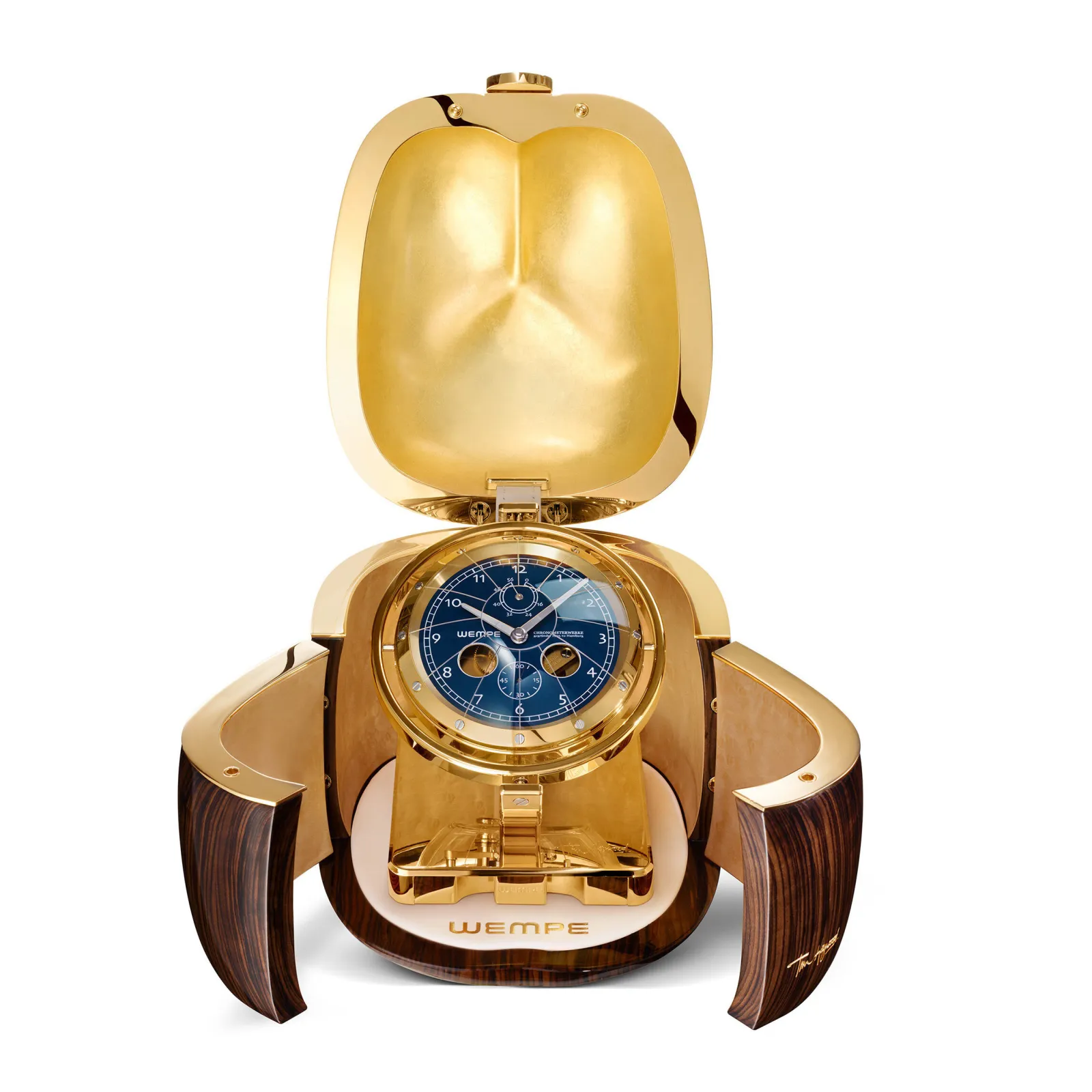 Mechanical Wempe Navigation Chronometer designed by Tim Heywood