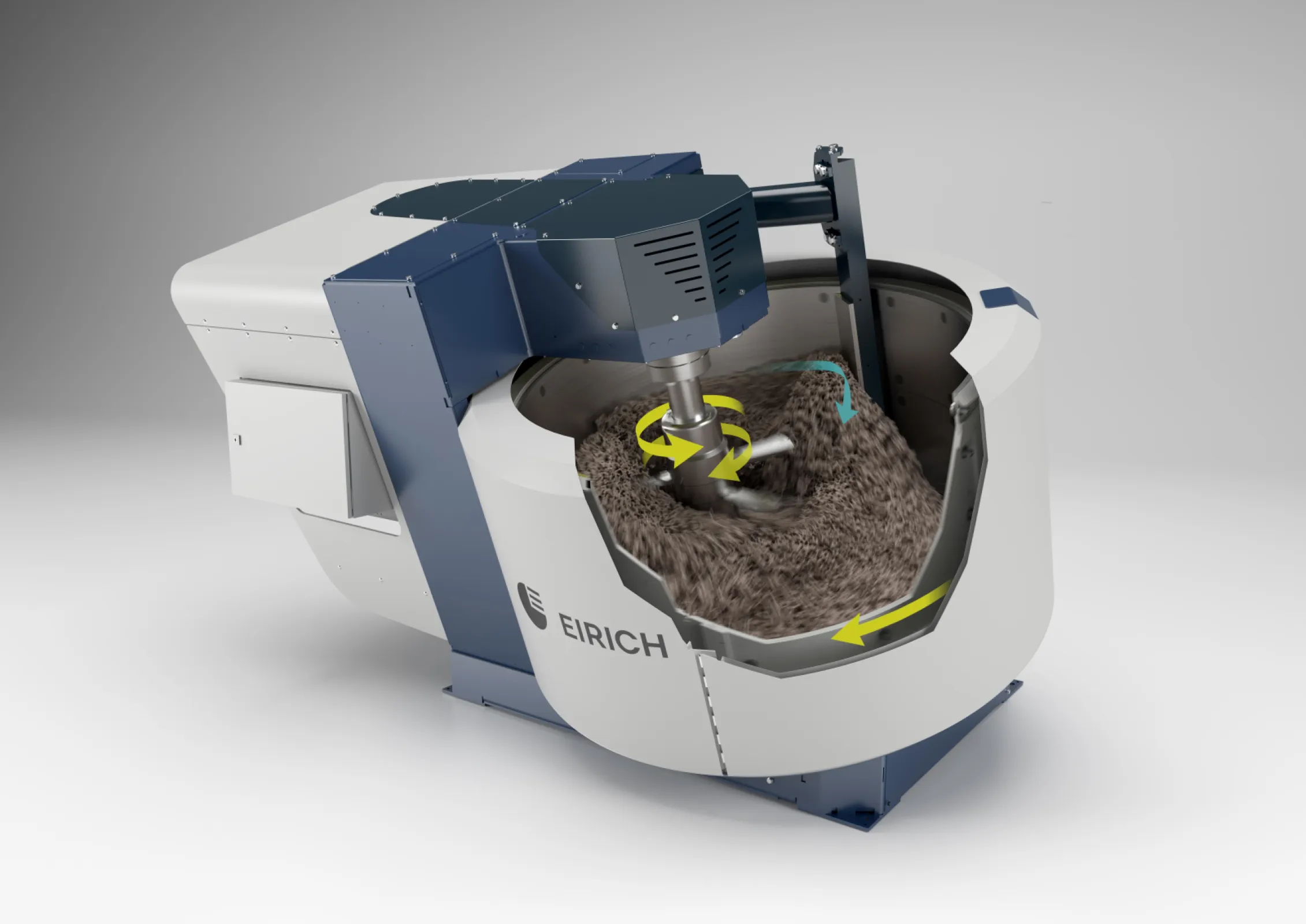 Eirich Mixing-Principle