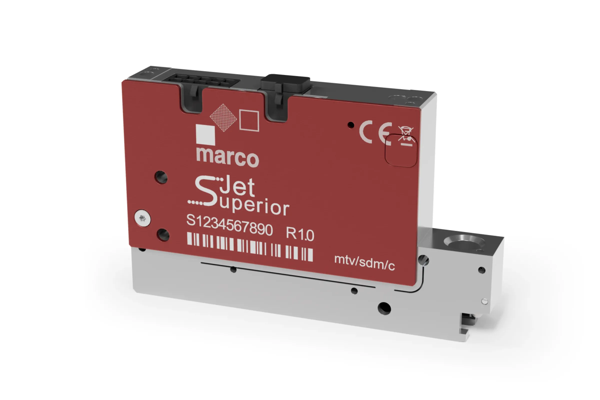 High-hiscosity valve - driven by extra-wide piezo elements for superior output