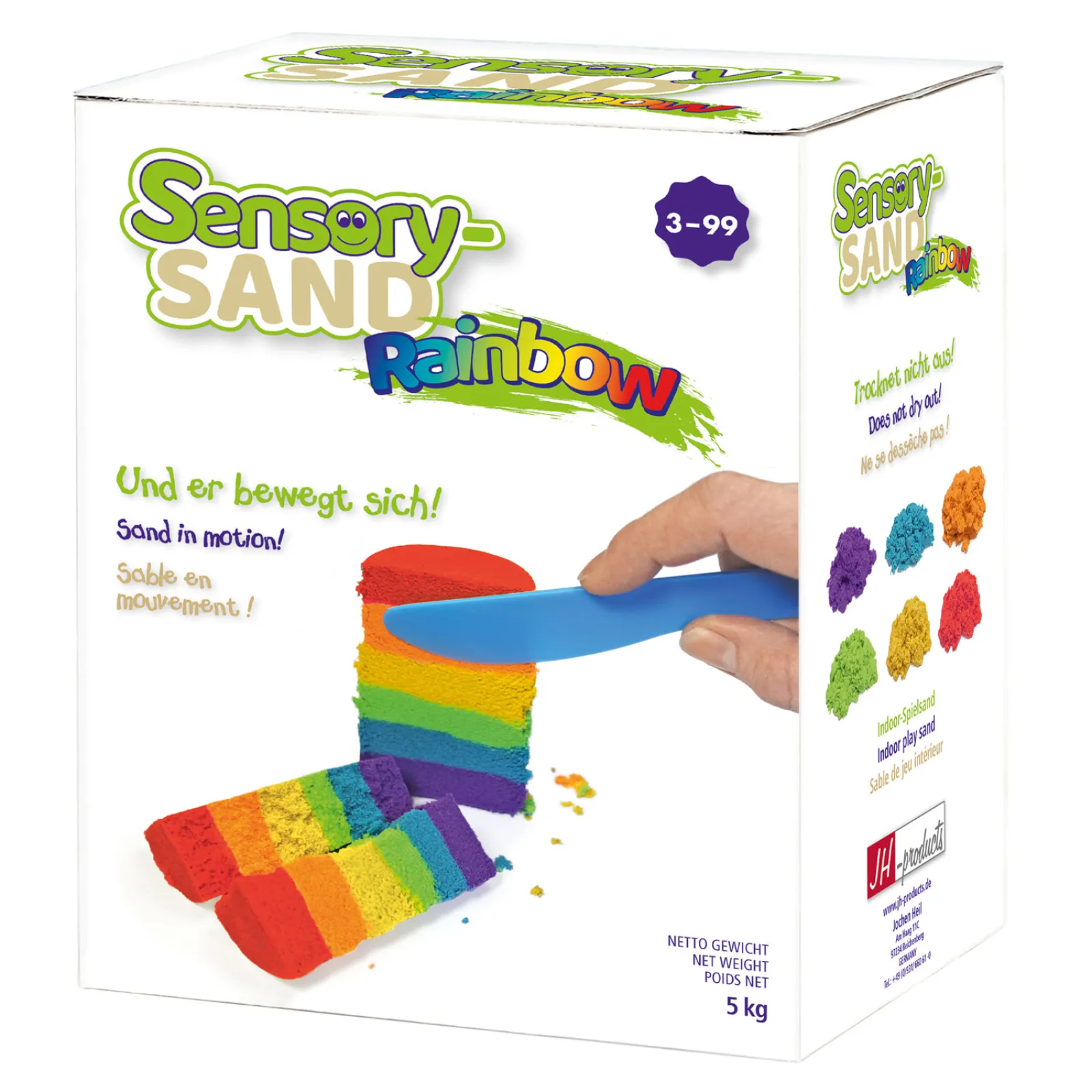 Rainbow Sensory Sand