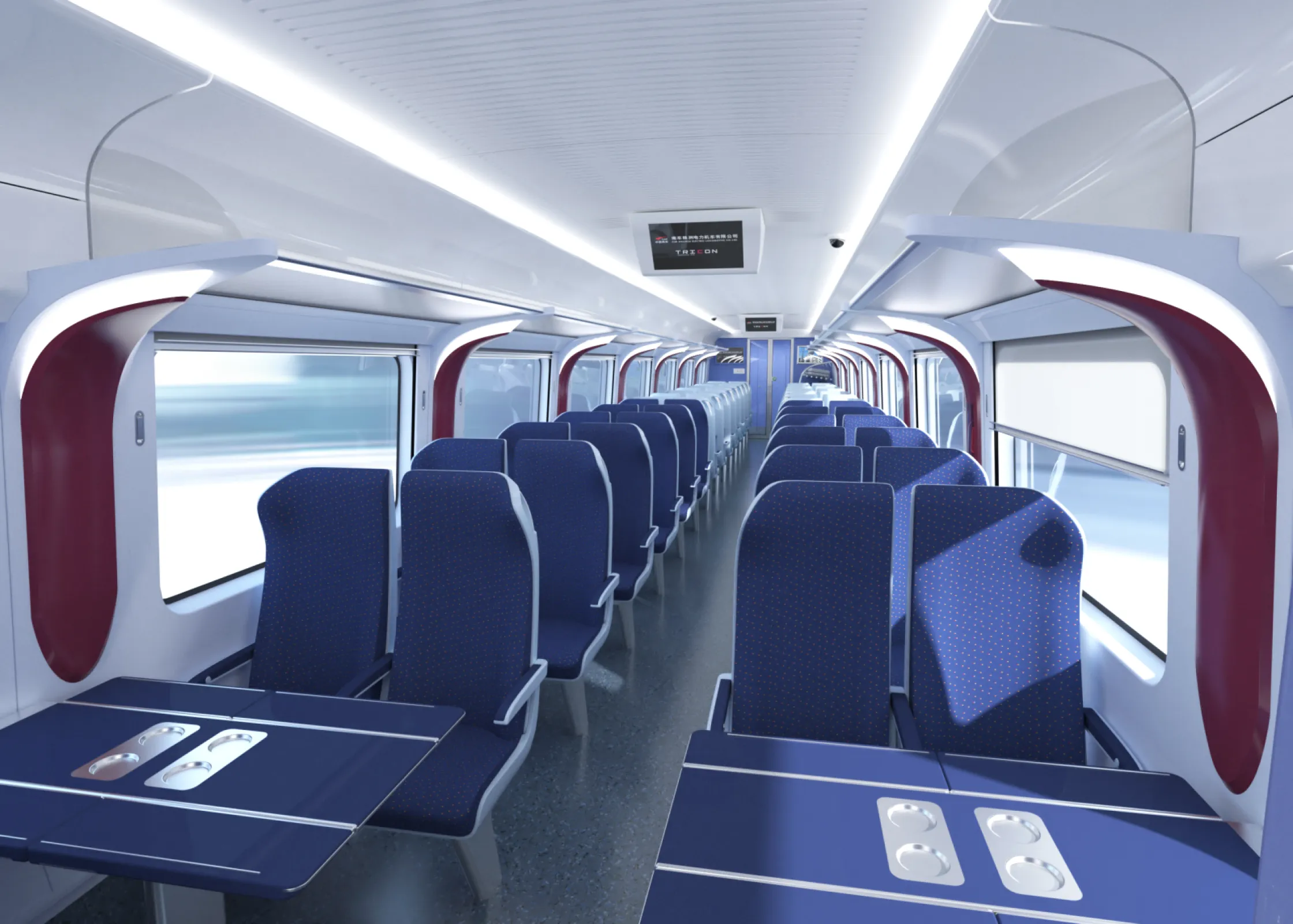 Interior Rendering of Passenger Compartment