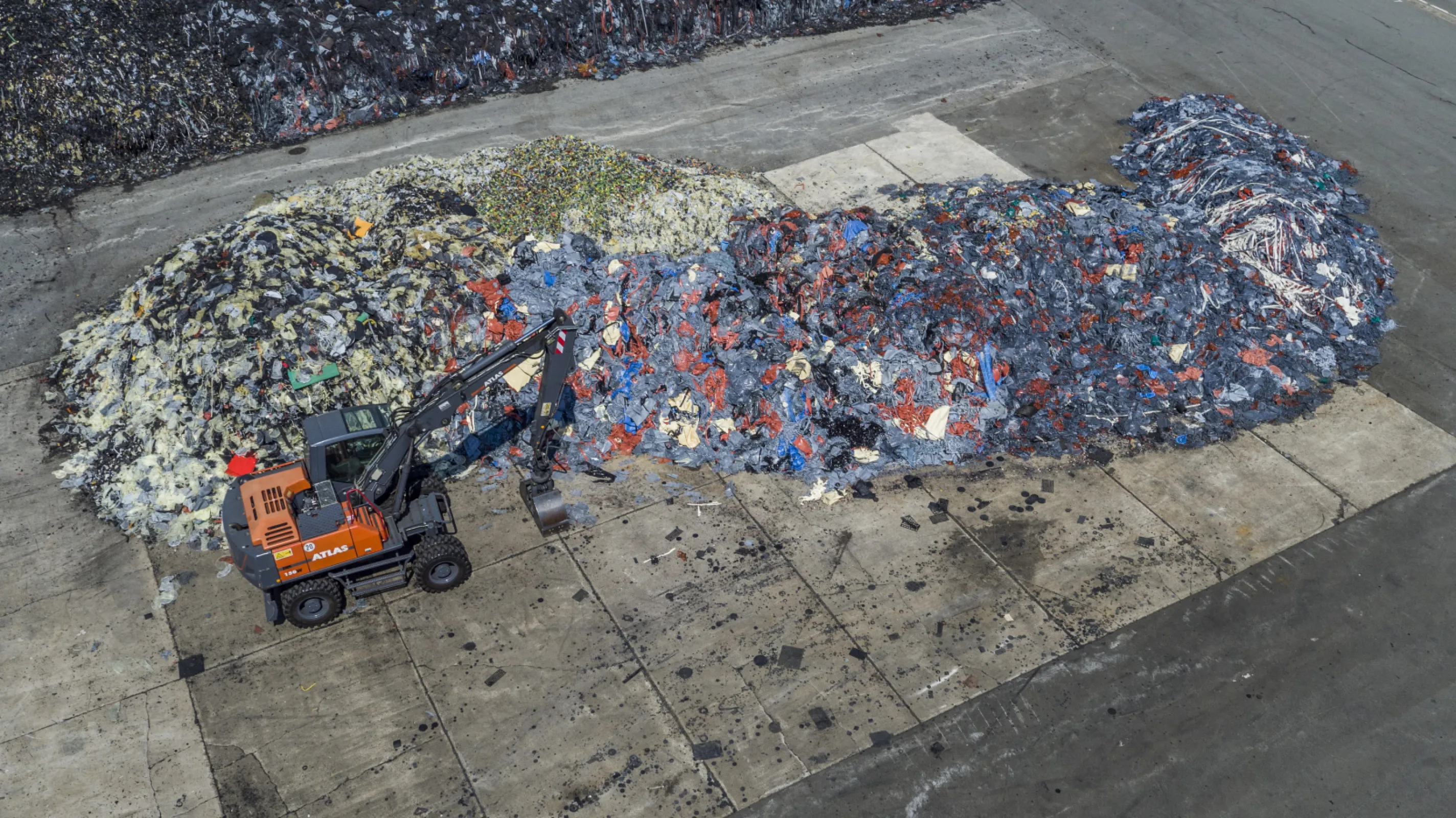 Recycled material used for our products