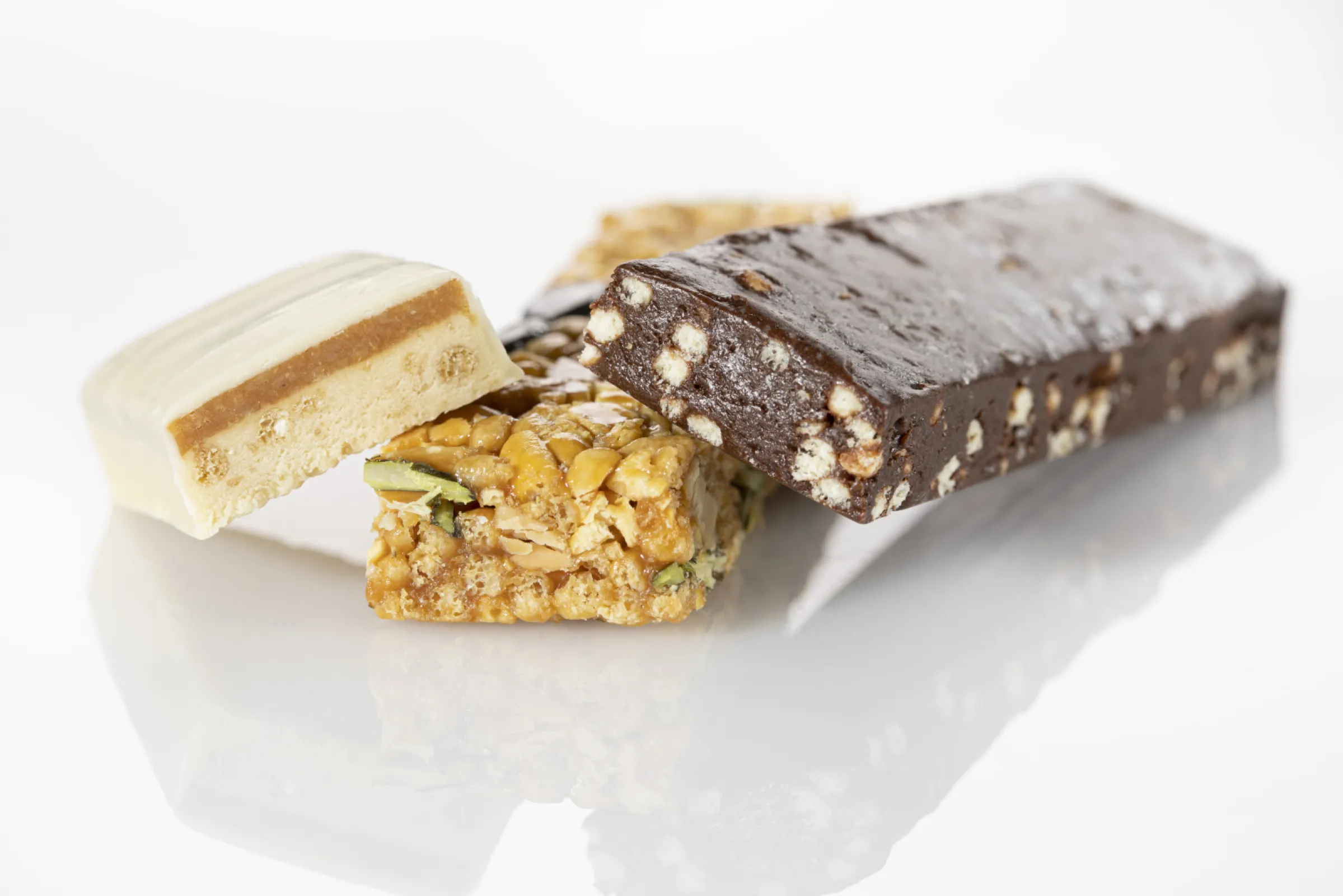 Muesli power bars and complementary products • Nutri-score optimization • Controllable nutritional value • Enrichment with natural roughage and vitamins