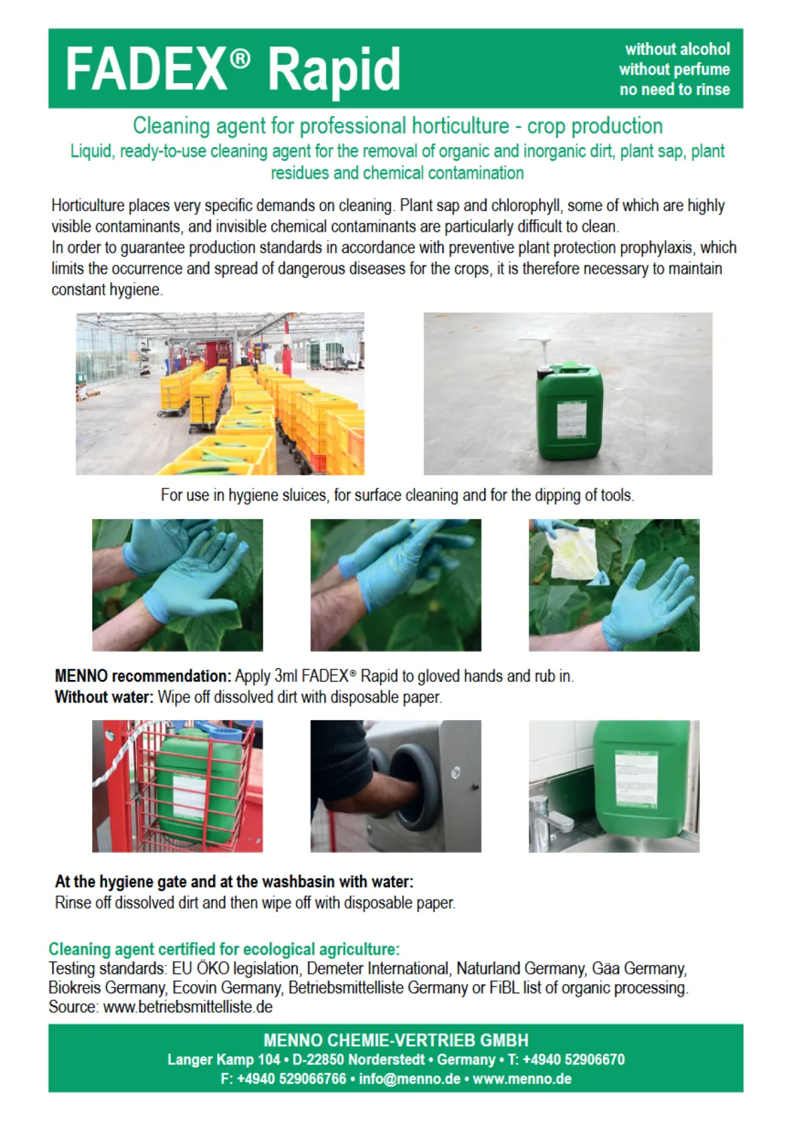 FADEX® Rapid FADEX® Rapid