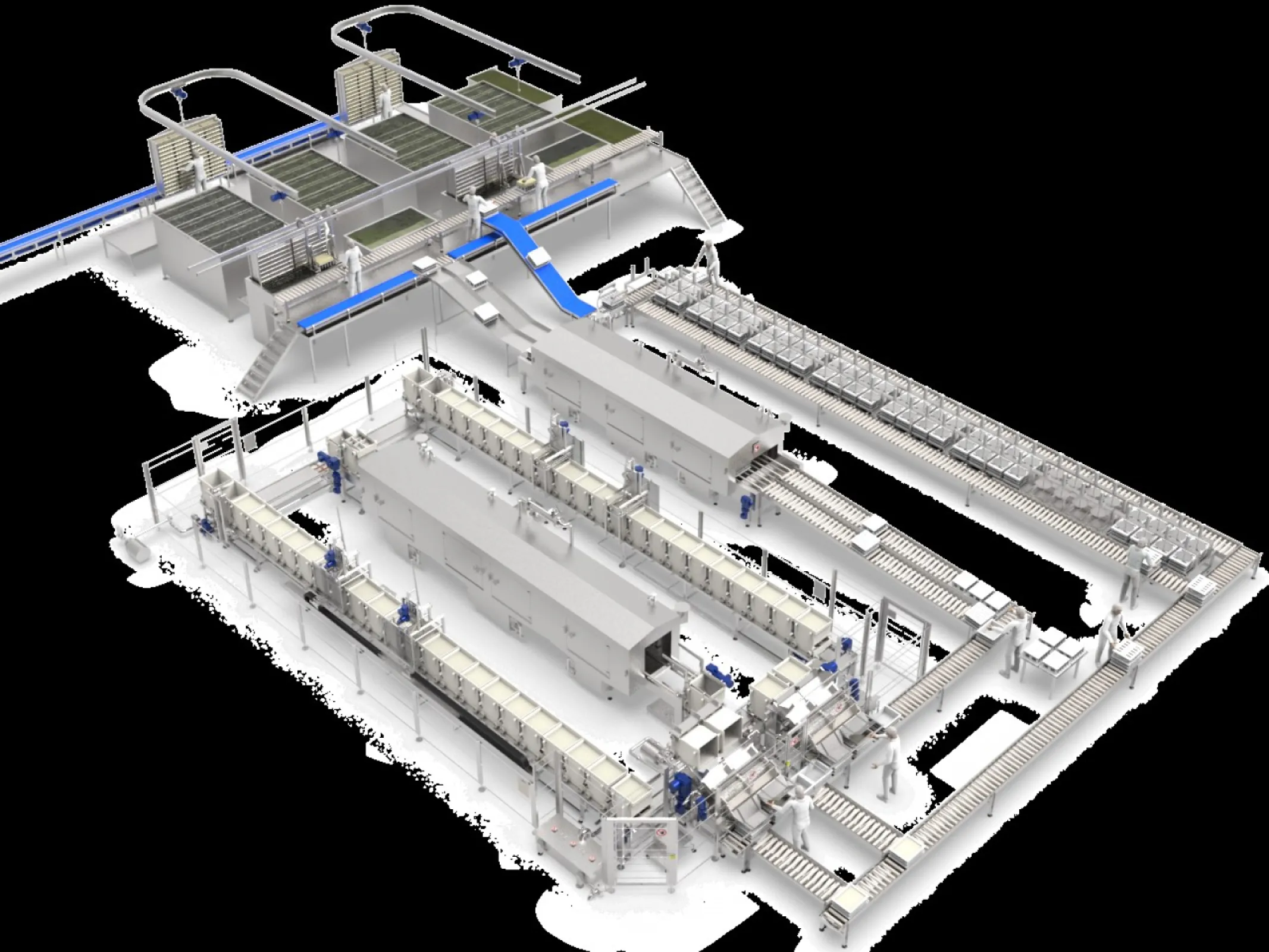 Production line for paneer