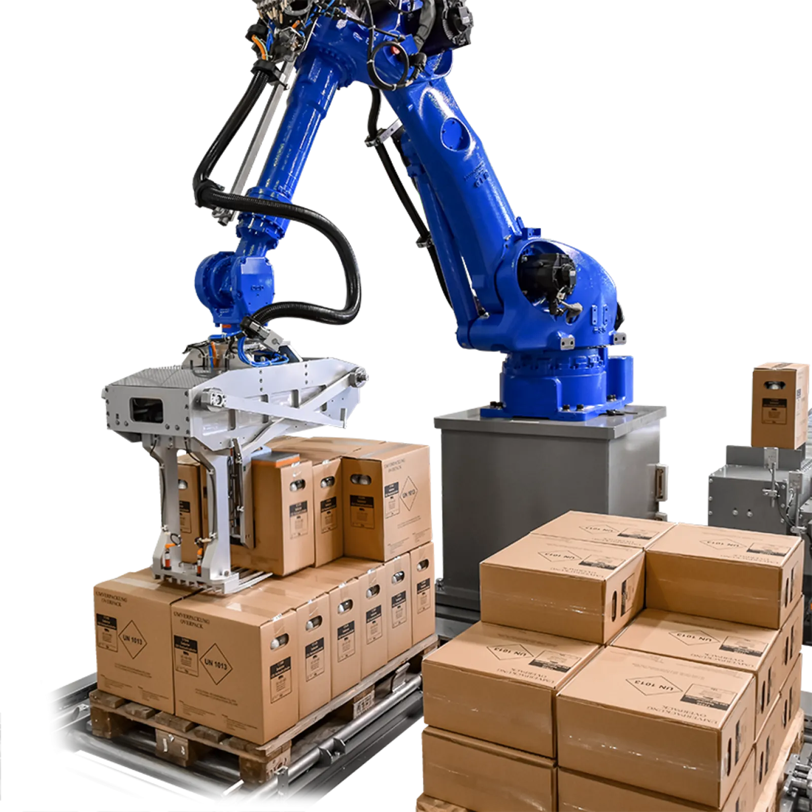 Robot palletising systems
