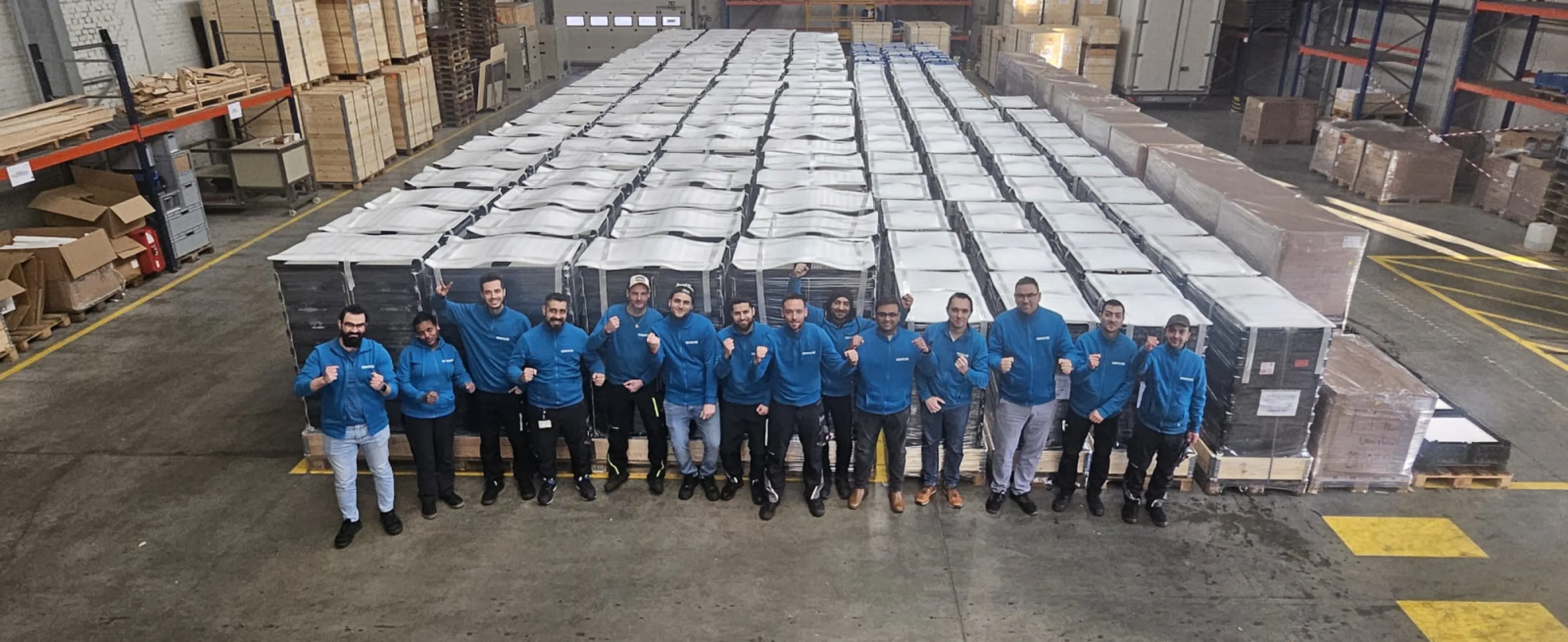 CERAFILTEC Team with Shipped Modules