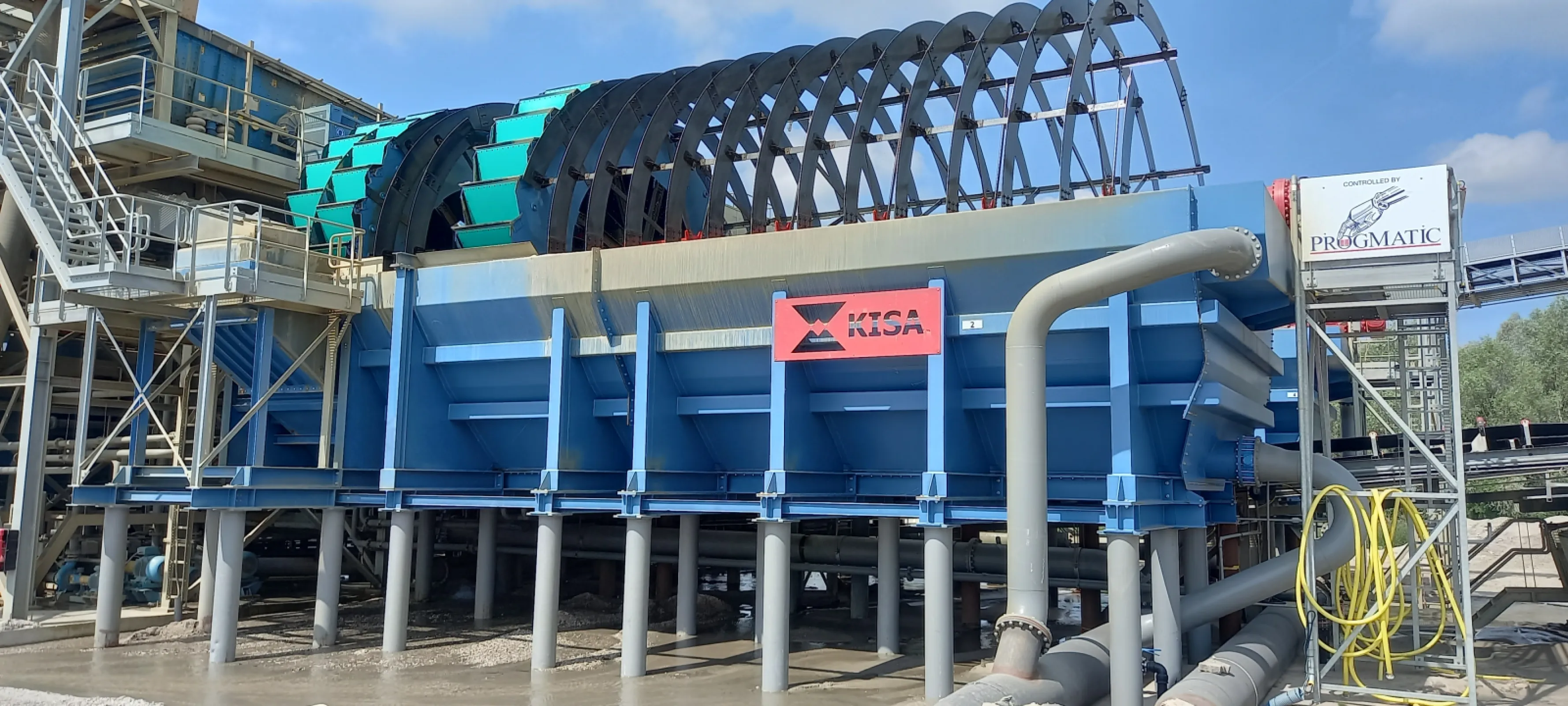 Dewatering bucket wheels 2