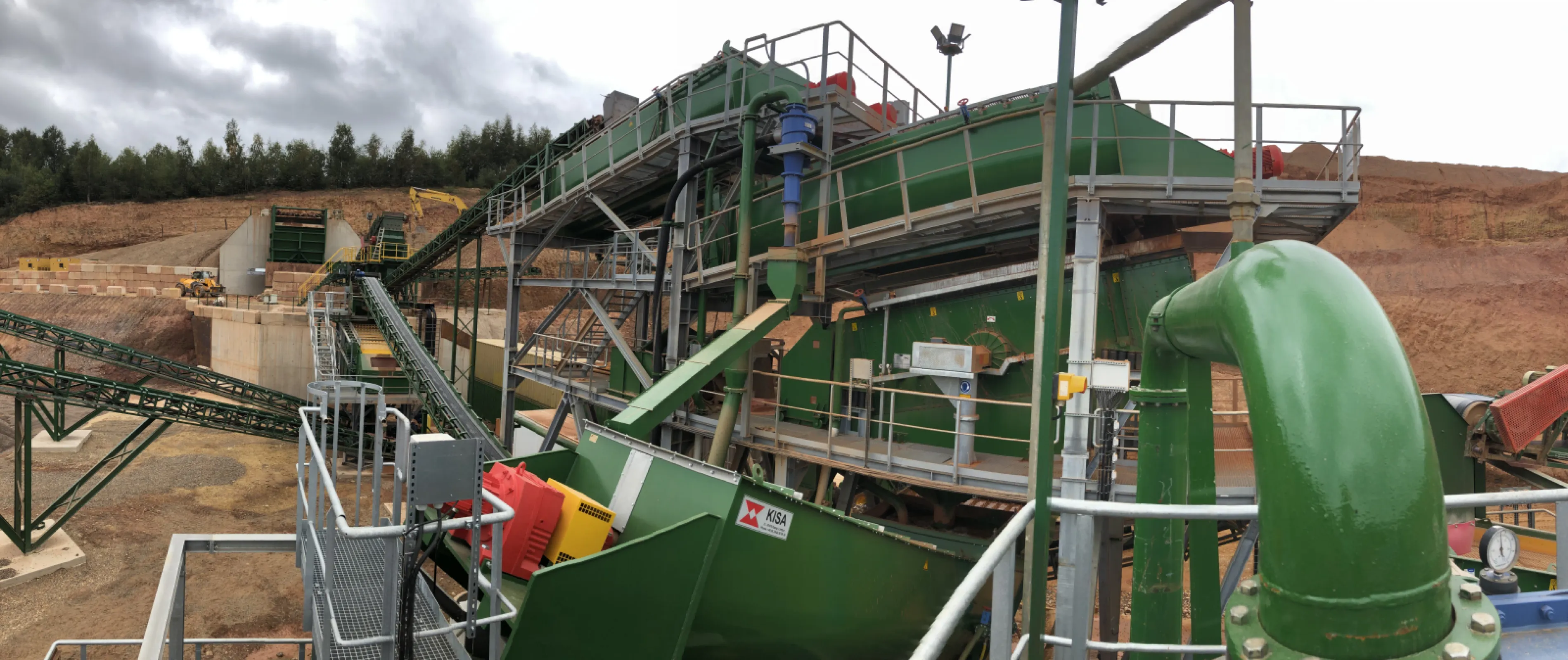 Wash- and dewatering screws 2