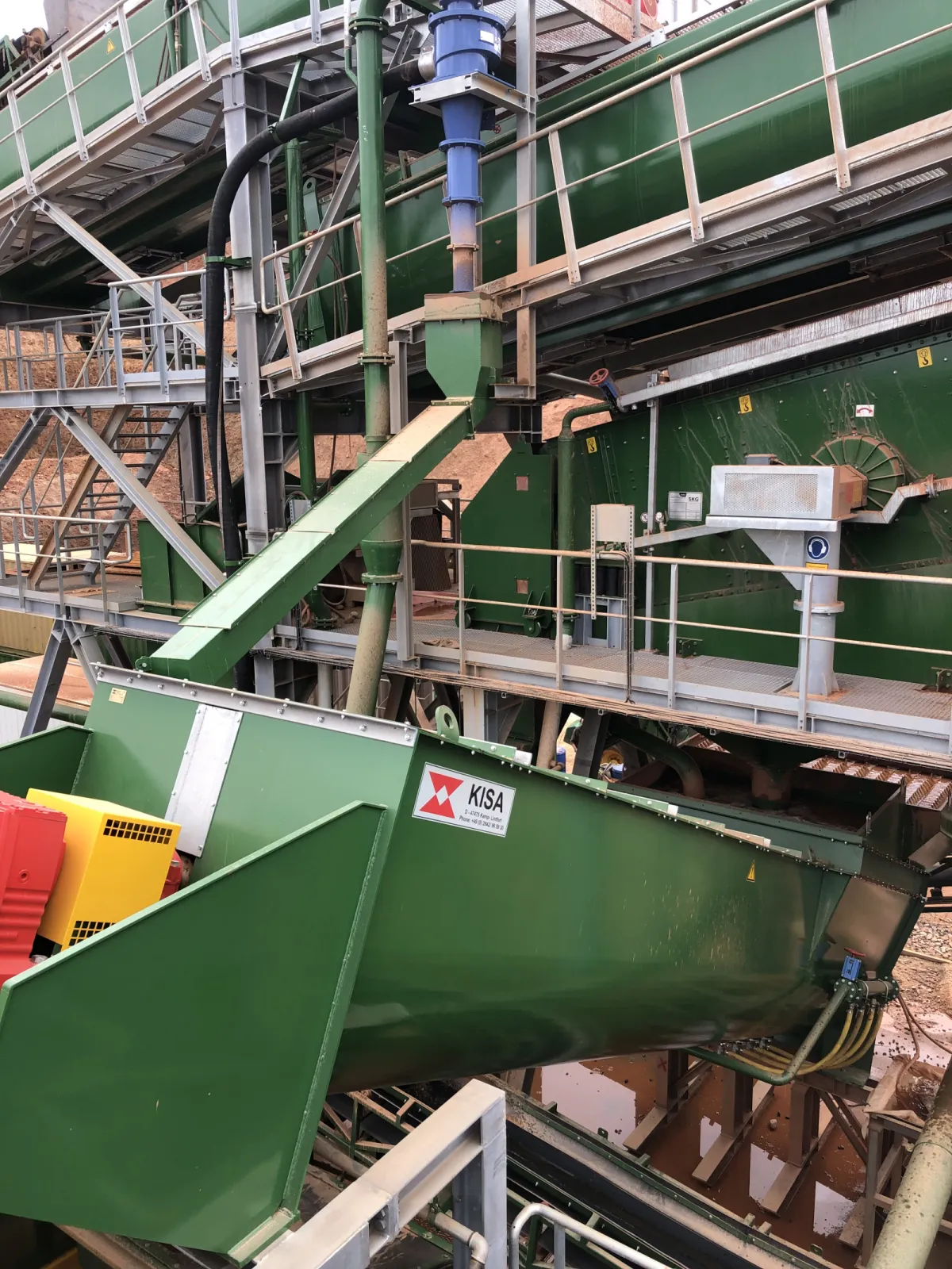 Wash- and dewatering screws 3