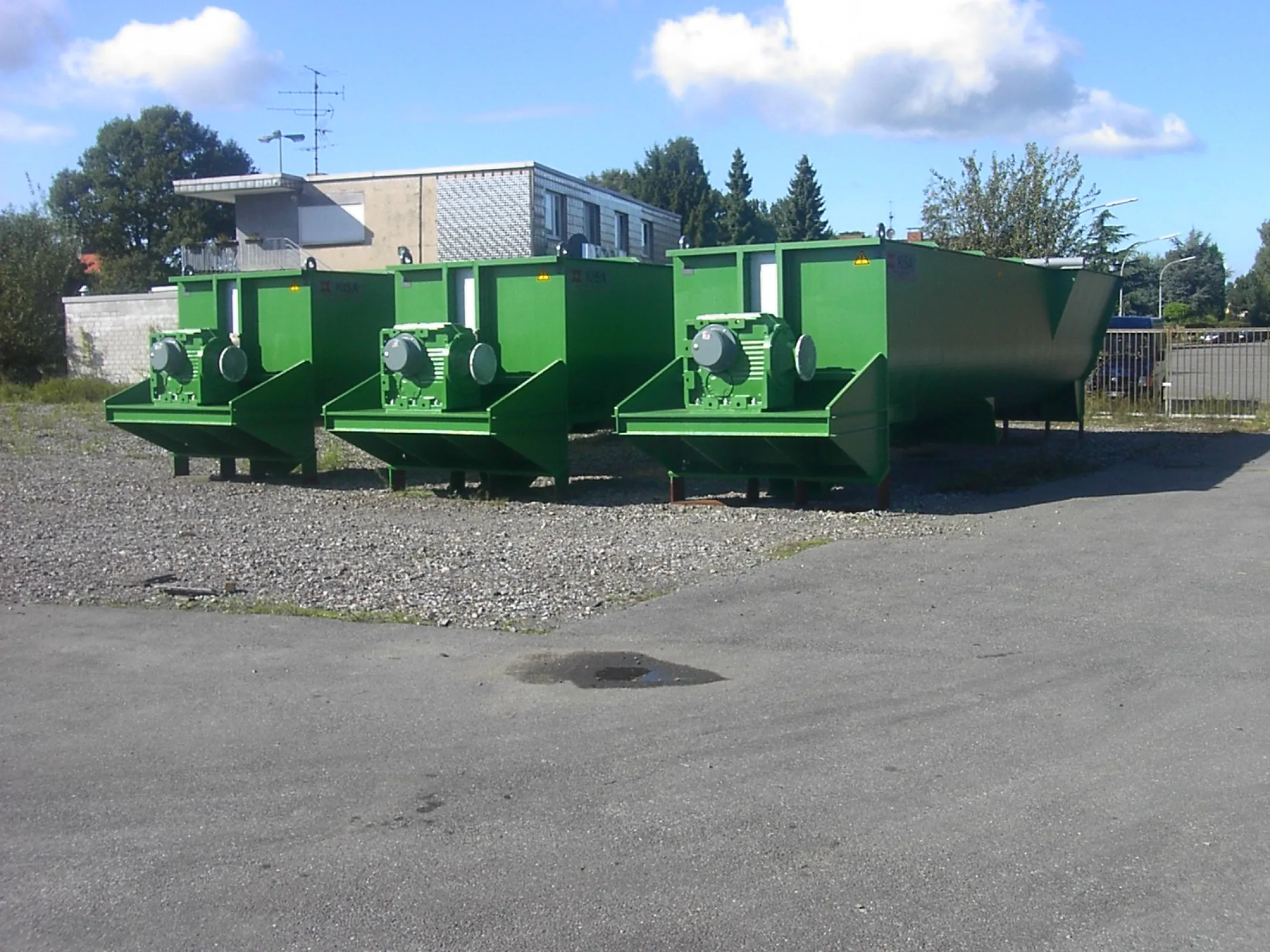 Wash- and dewatering screws 6