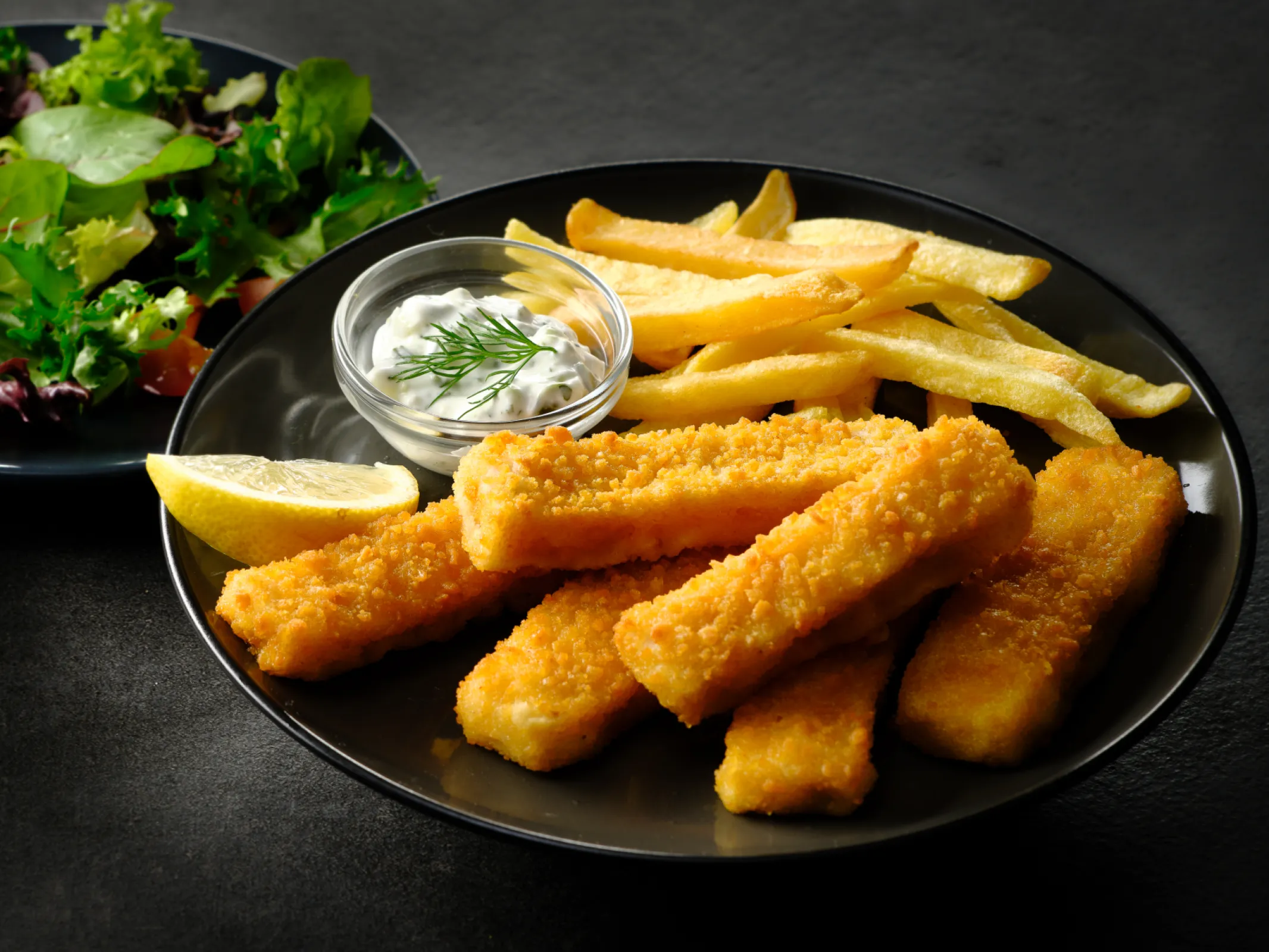 Traditional fish fingers breadcrumbs