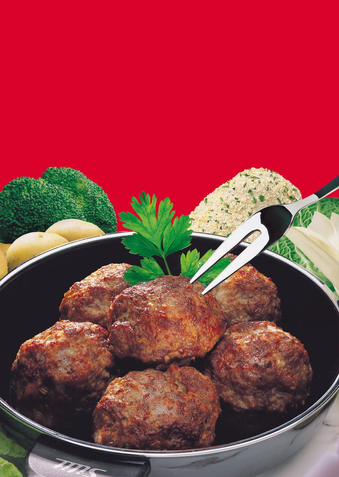 Traditional filler for meatballs