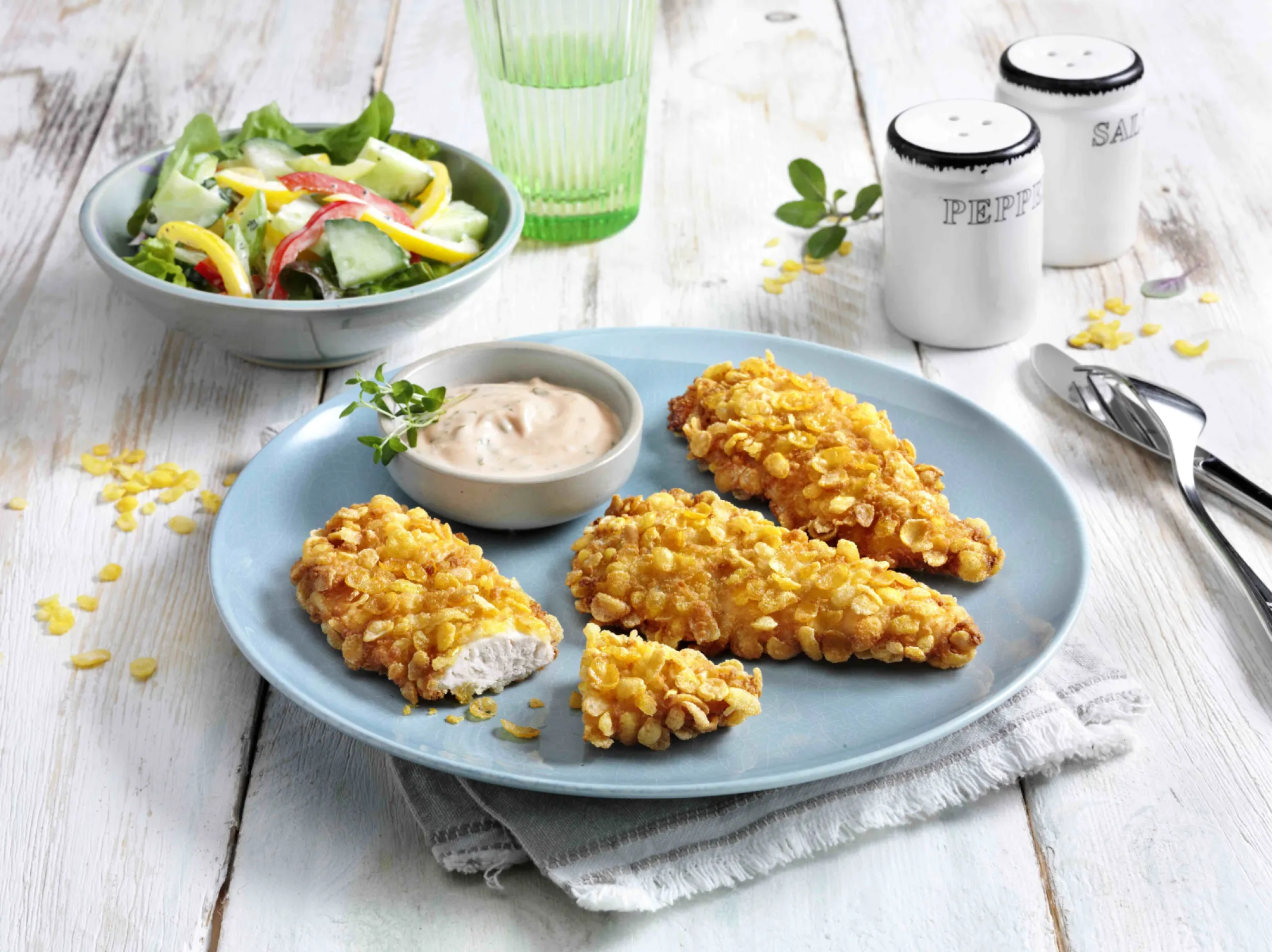 Blended breadcrumbs "cornflakes"