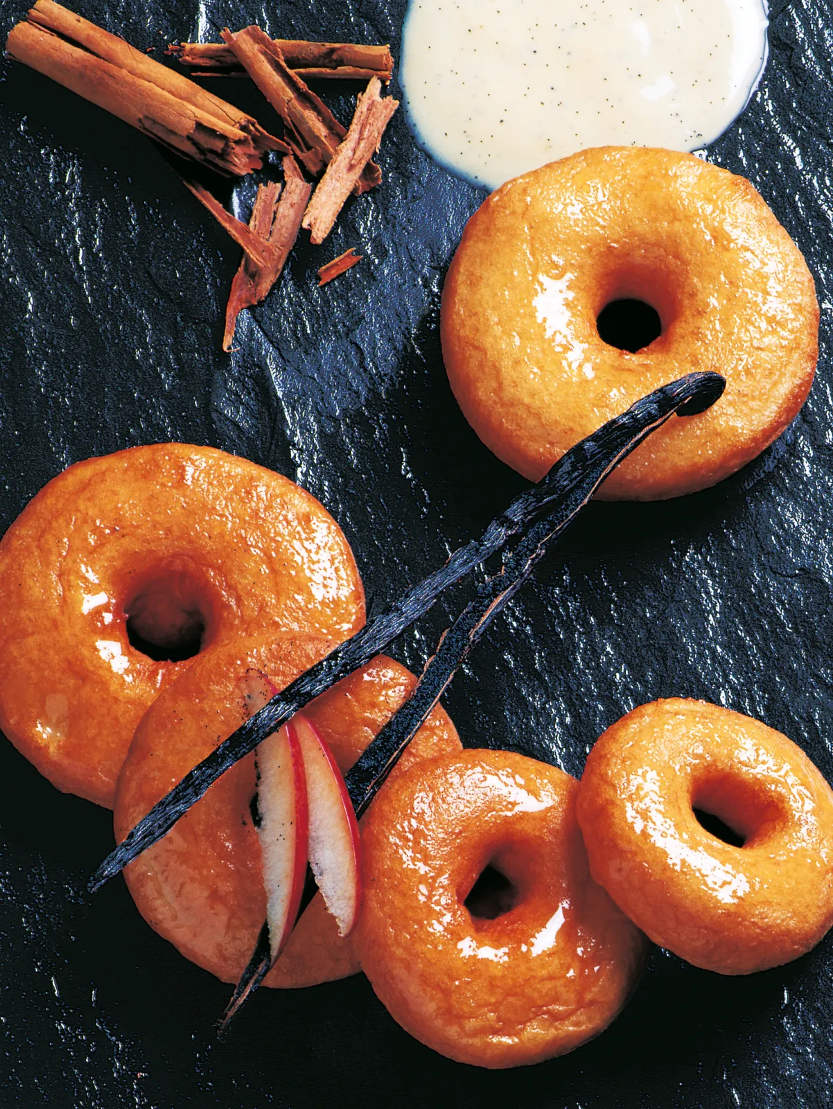 Classic sweet tempura for apple rings