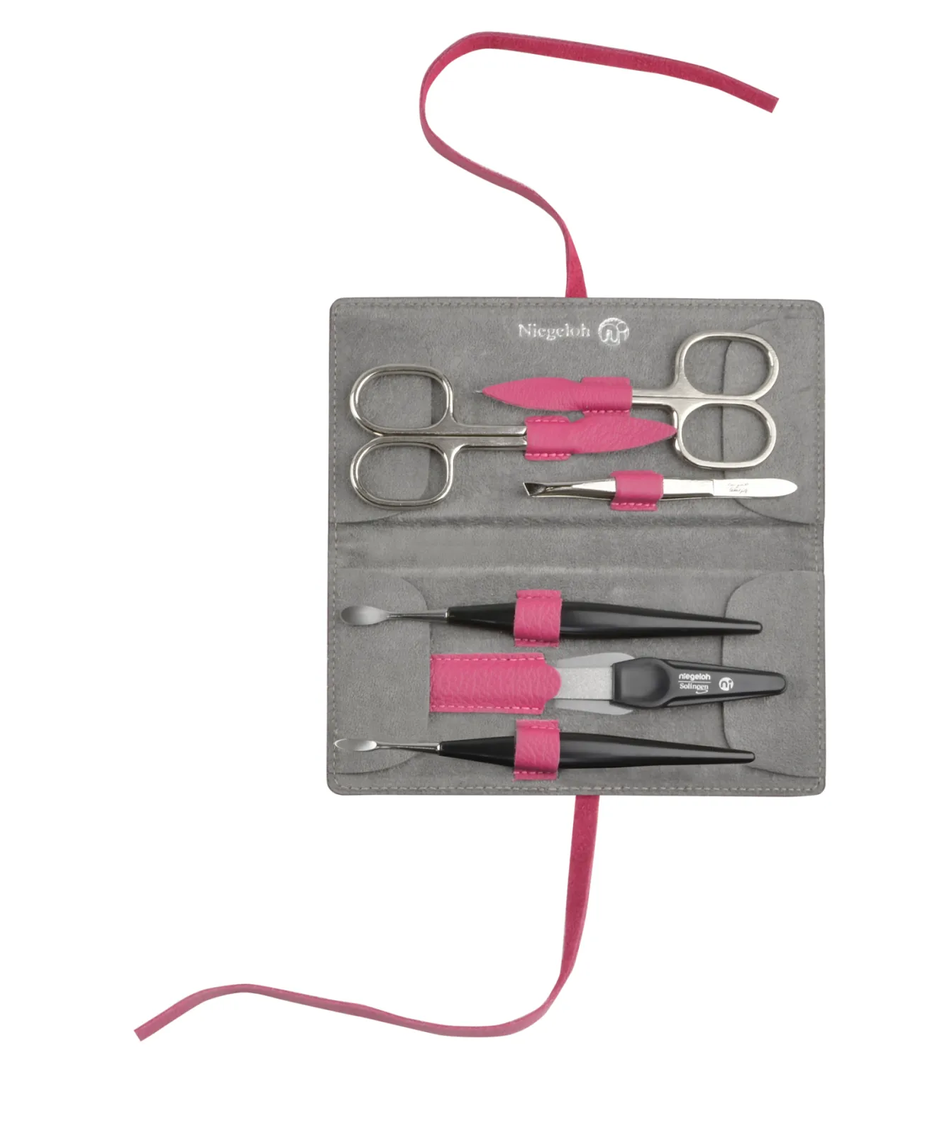 Niegeloh Manicure Set Decora, Pink - 6 pcs.