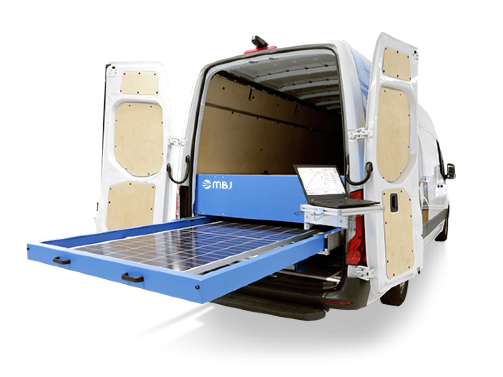 MBJ Mobile Lab integrated in a van