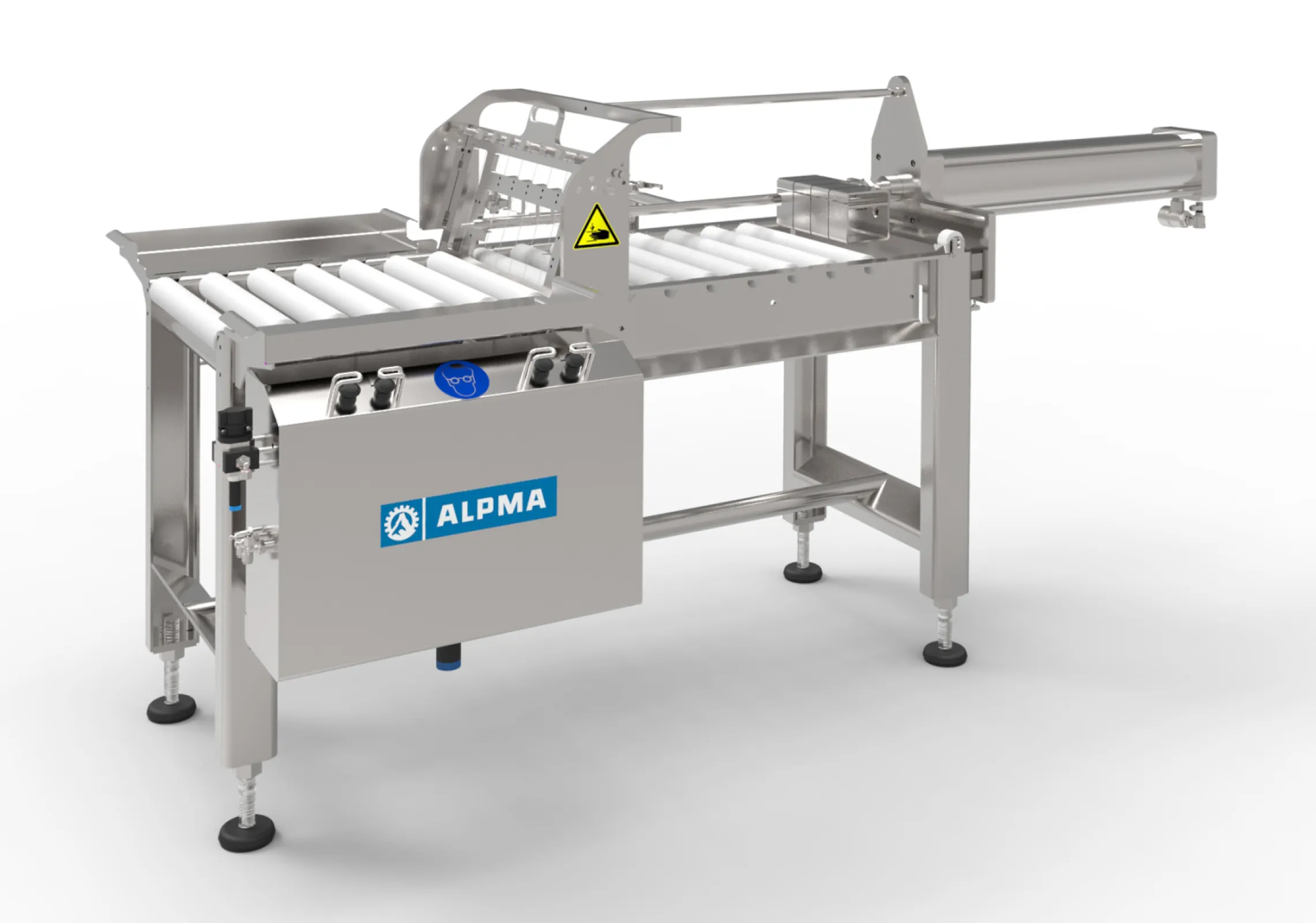 Cheese cutter for dividing blocks into bars or portions