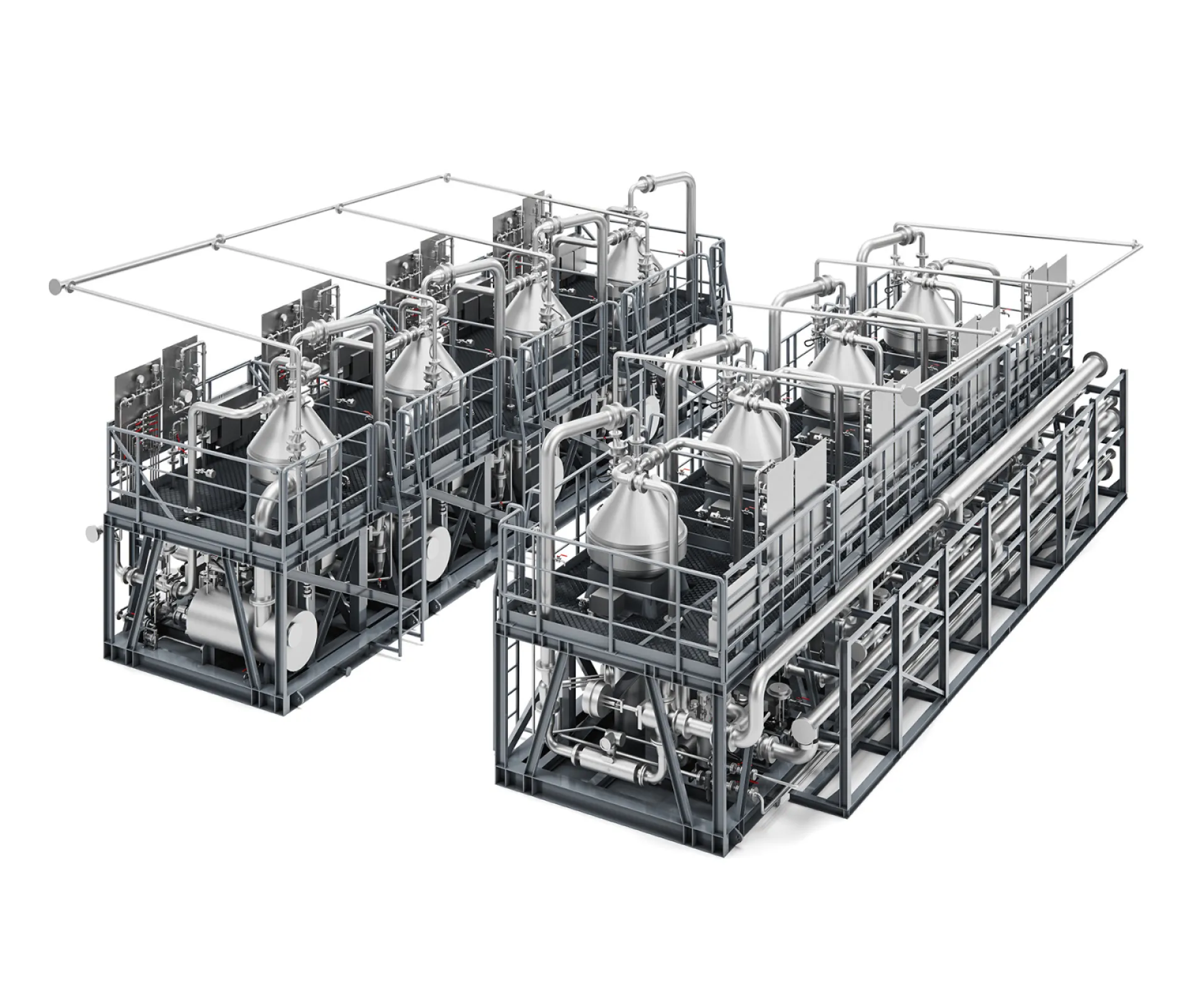 WSD 200 disk stack centrifuges for crude oil dehydration