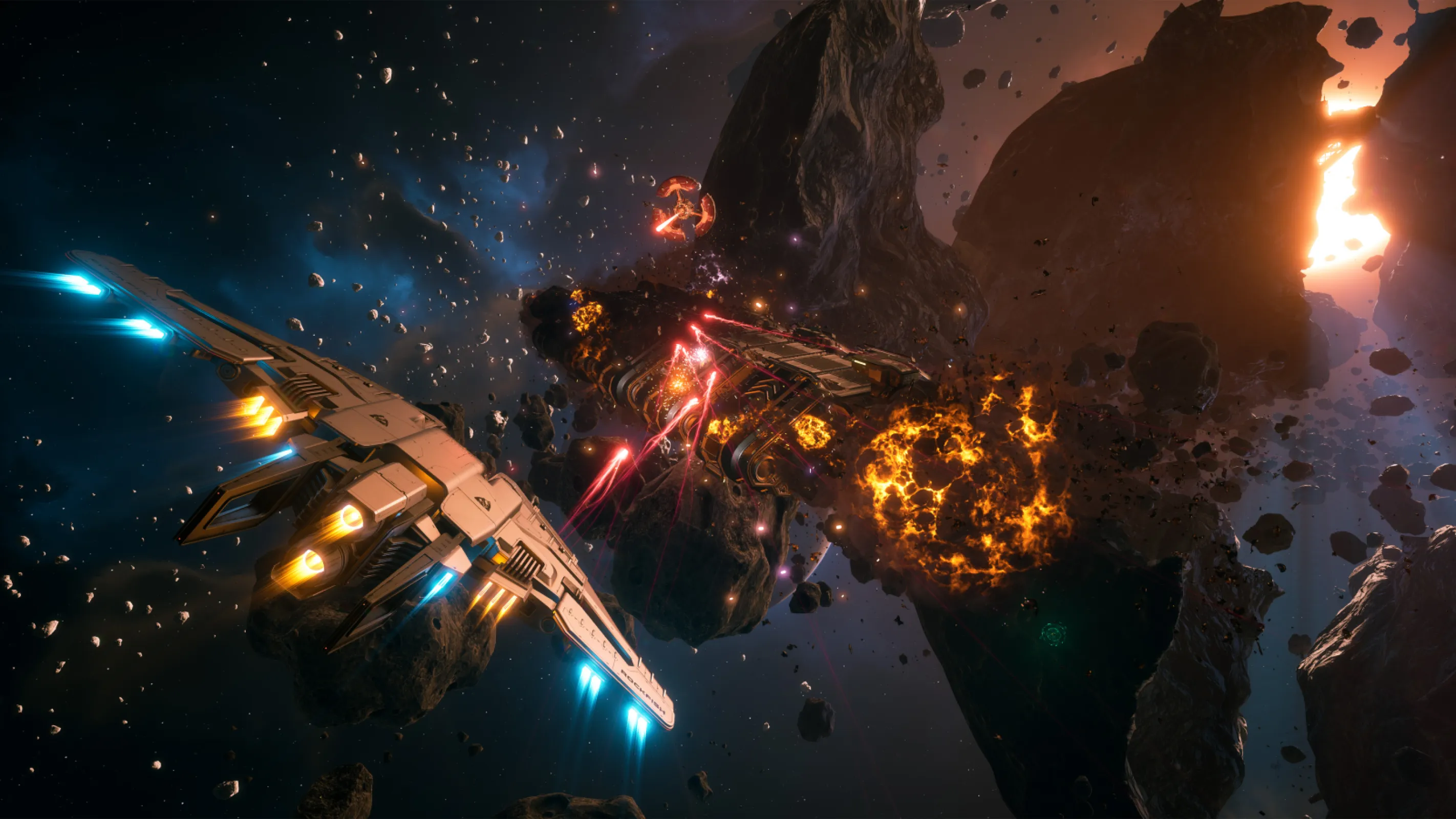 Customize your favorite ships using collectible and unlockable colors and ship modules.