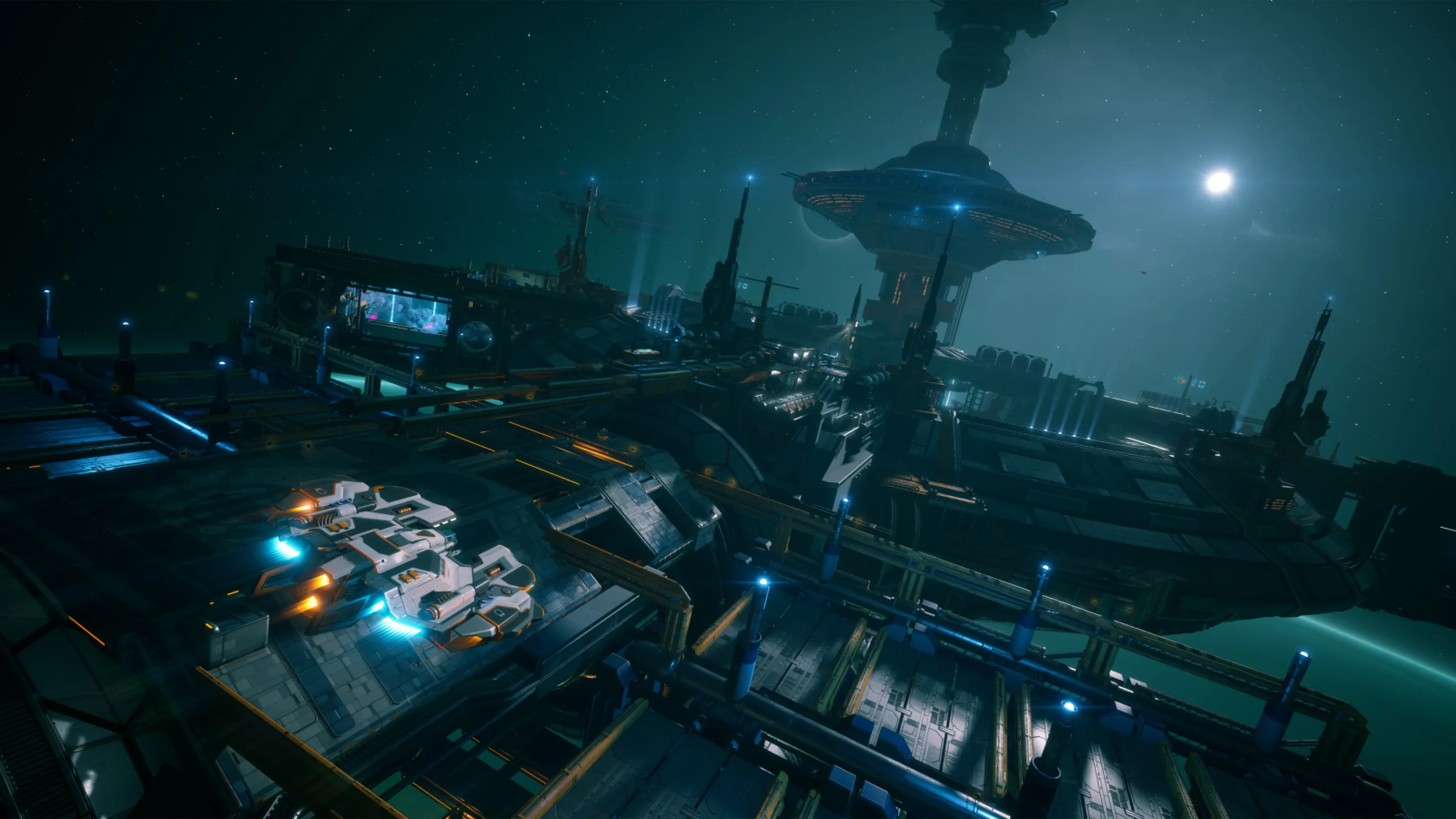 Explore derelict space stations packed with puzzles and challenges scattered across the far reaches of the galaxy.