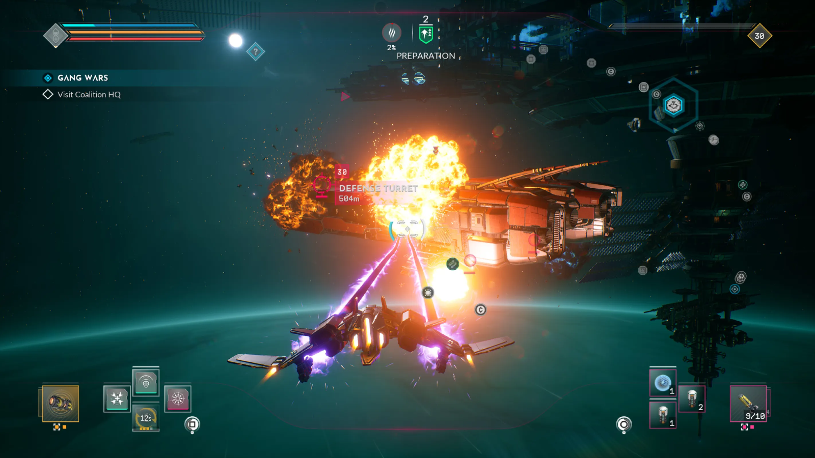 EVERSPACE 2 is filled with accessible, fast-paced combat gameplay that can be tuned to fit casual players and hardcore spacefighter fans.