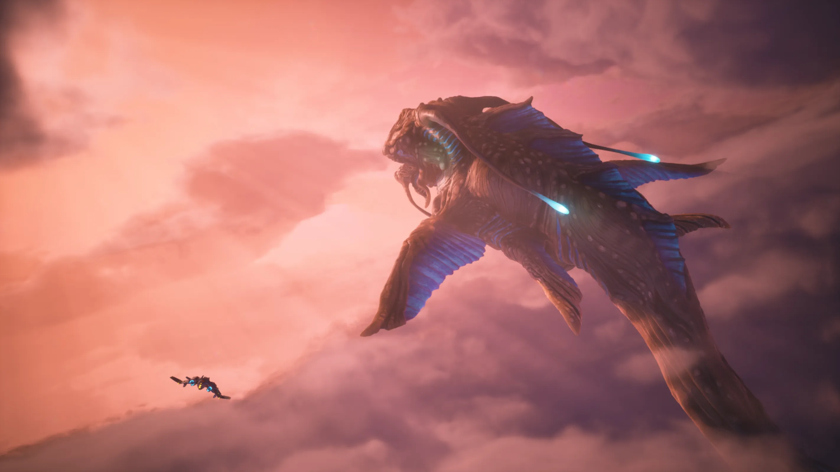 Encounter rare gigantic space creatures in a new series of quests!