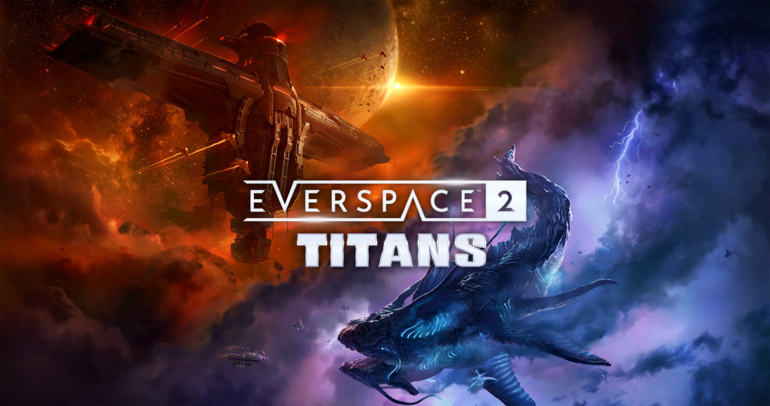 Dreadnought and Leviathan have arrived in Cluster 34. Titans brings new story and massive repeatable challenges to EVERSPACE 2. Discover two exciting storylines alongside a cast of new and returning characters!