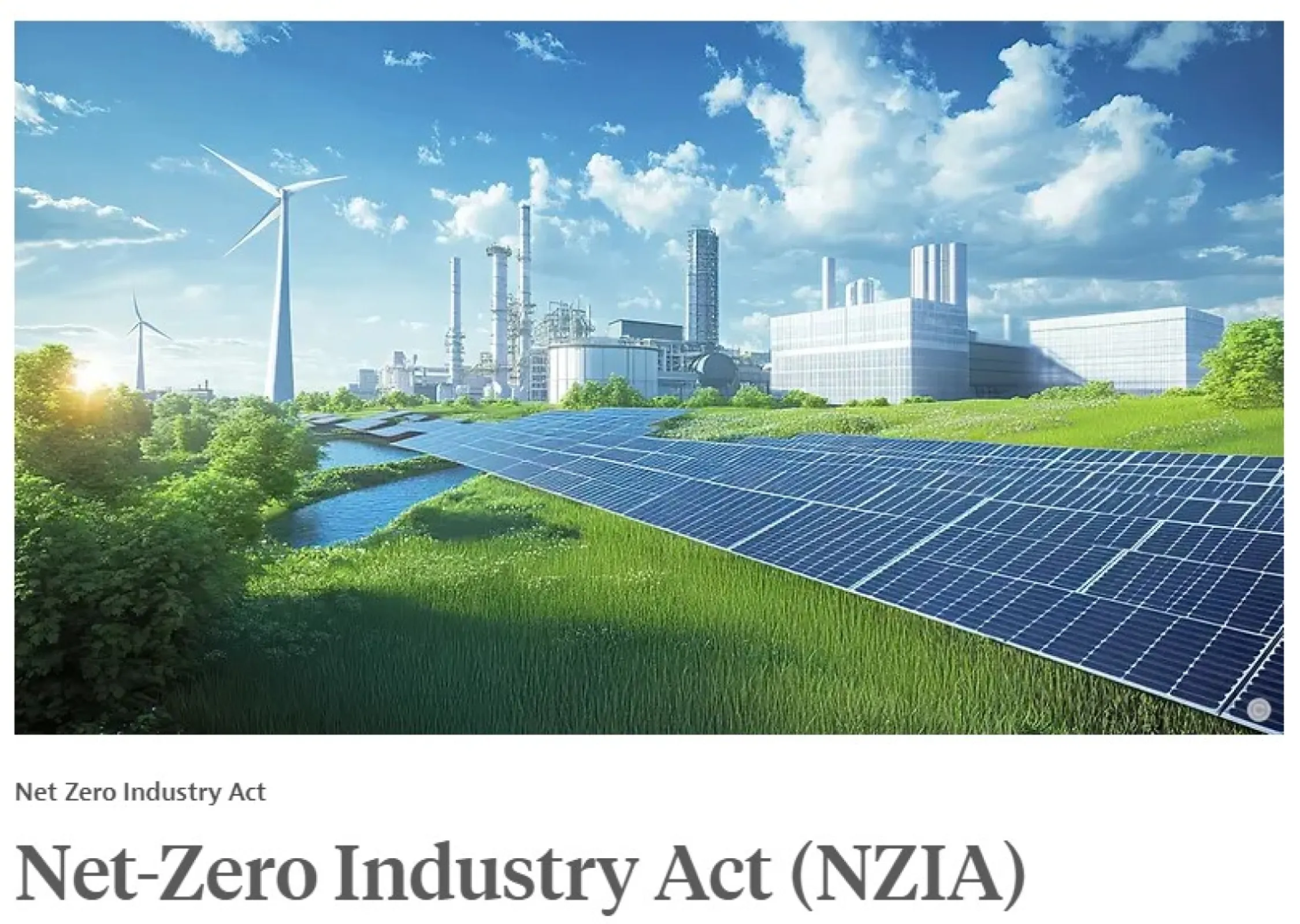 Net-Zero Industry Act (NZIA)