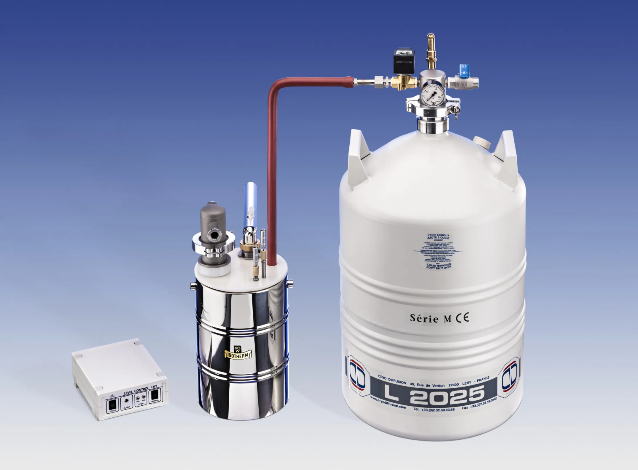 LN2 automated level control system for cold trap