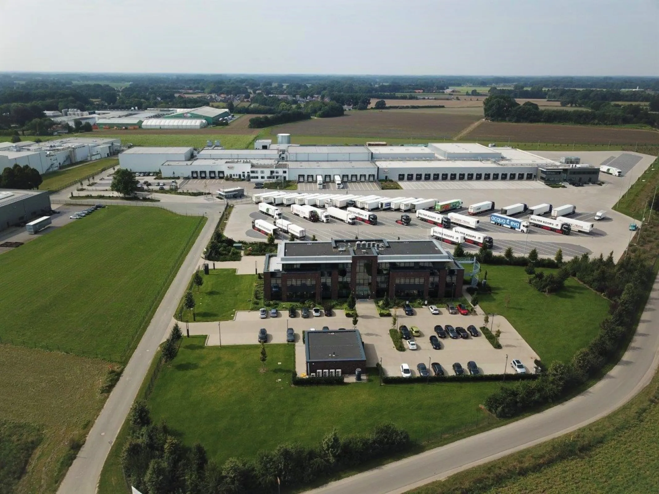 Aerial view of our administration and logistics center.
