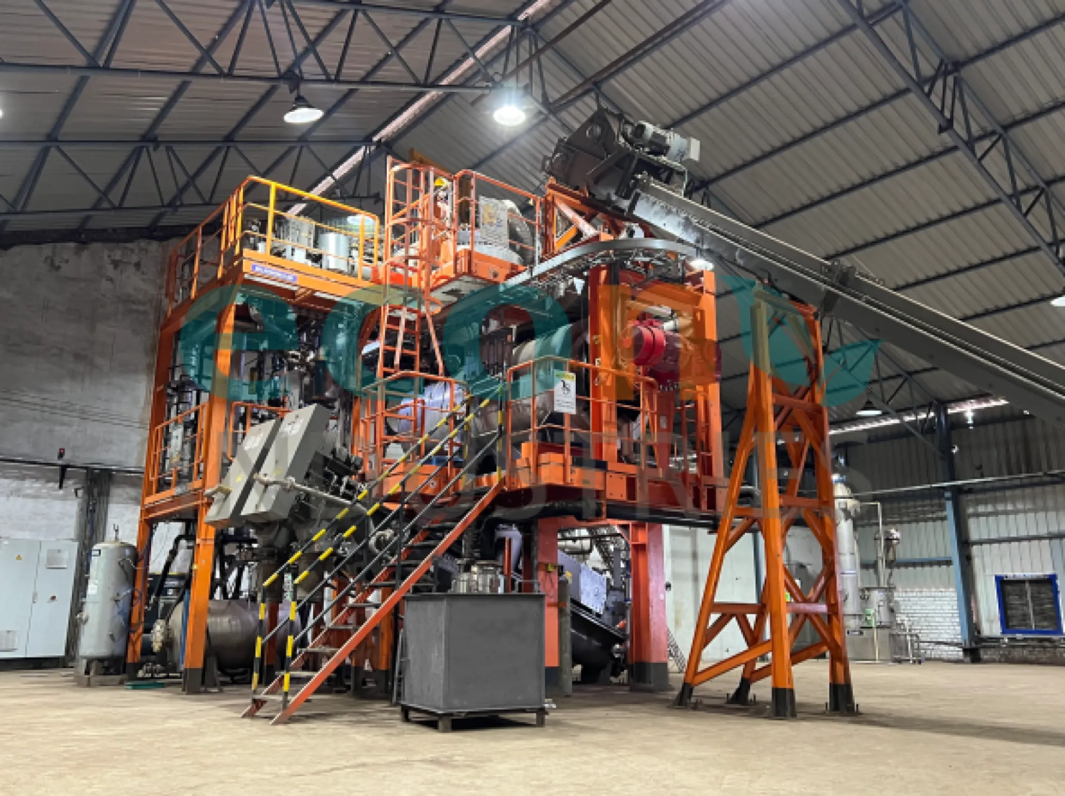 Semi-mobile VacuDry plant