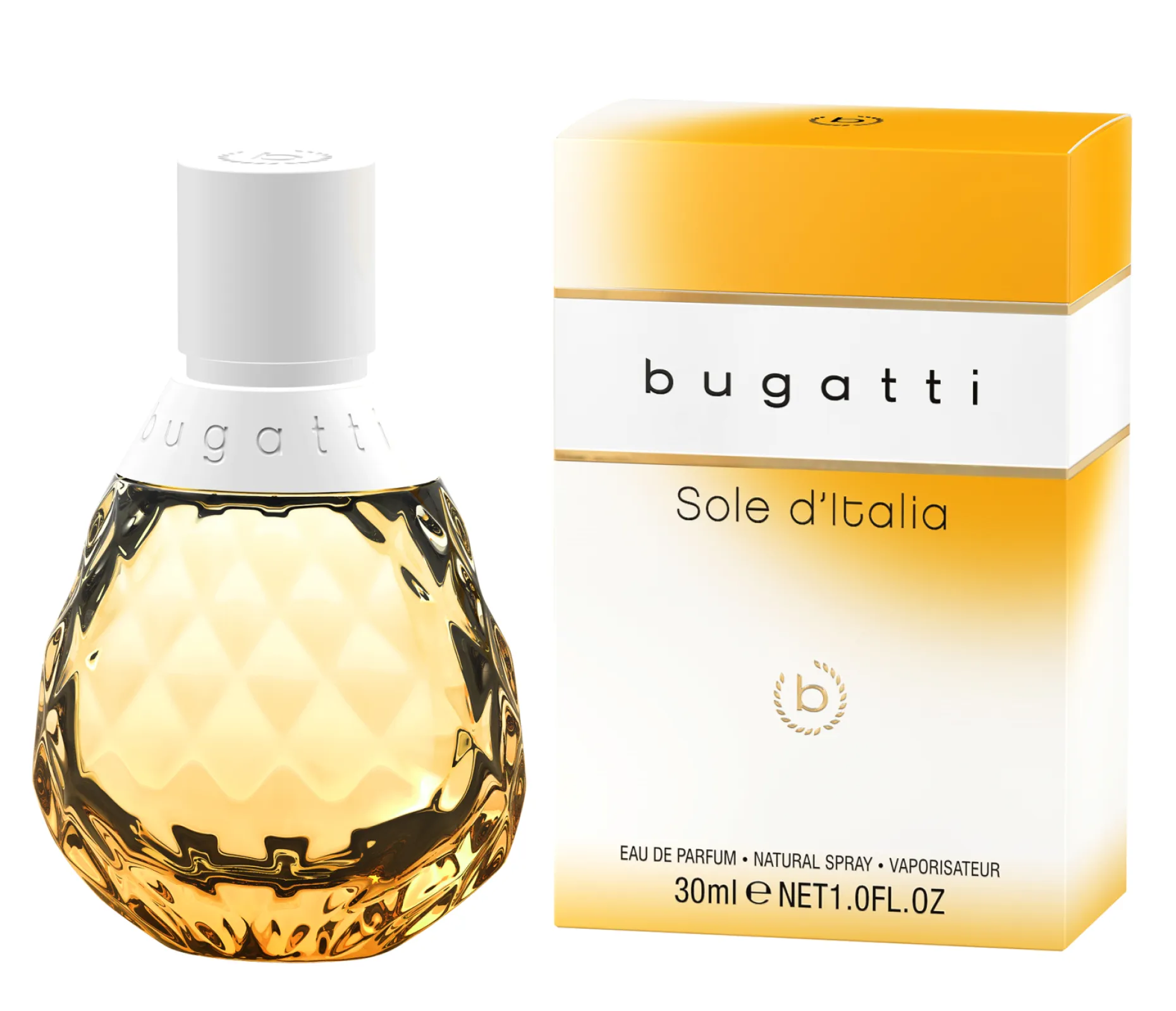 bugatti Sole d'Italia for her 30ml EdP, Rendering