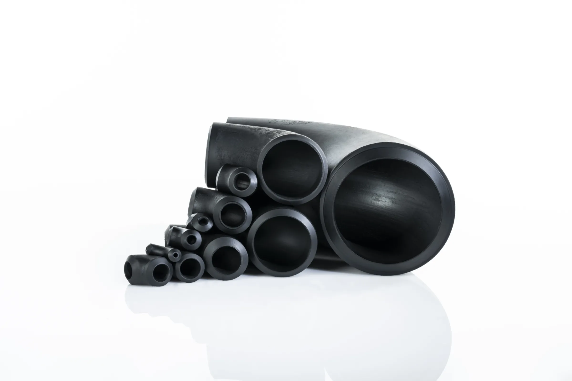 Carbon steel grades: WPB, WPL6, WP11, WPHY 52, WPHY 60, WPHY 65, WPHY 70, WP22, WP5, WP9, WP91, WP92