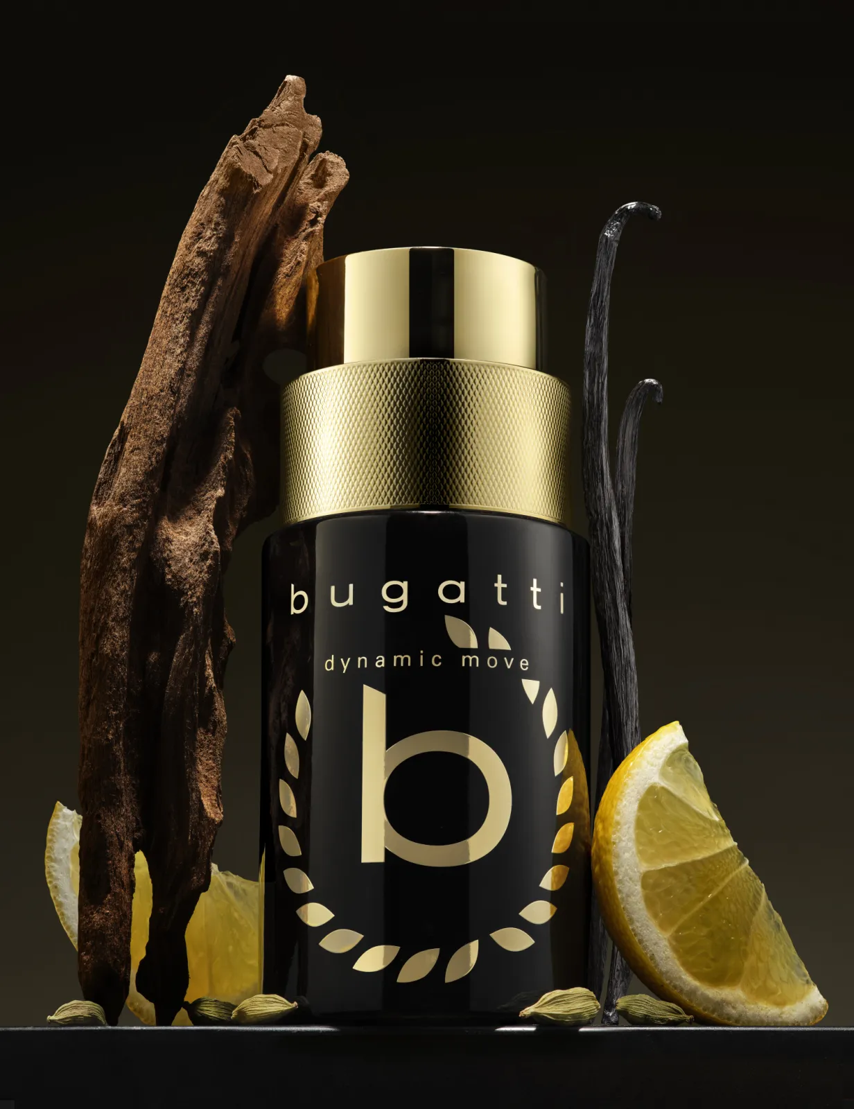 bugatti dynamic move INTENSE for him EdT - Ingredient Shot