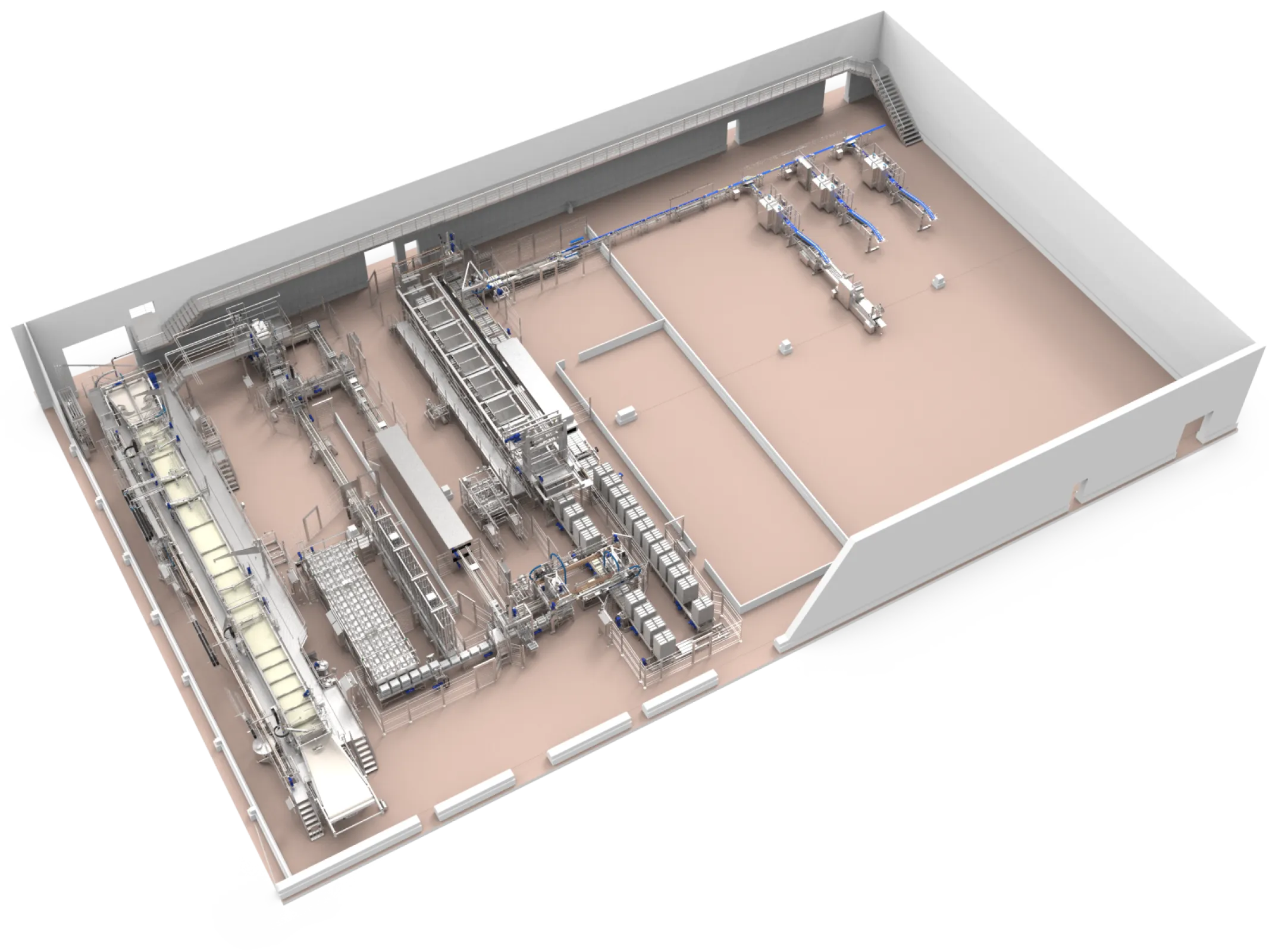 Production line for Halloumi