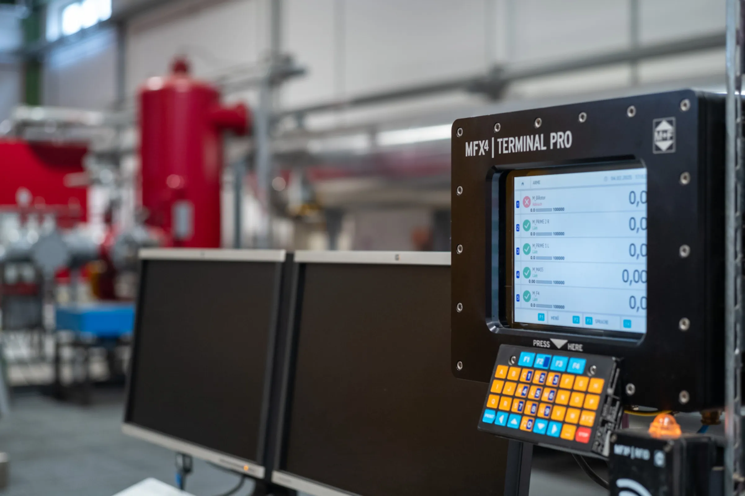 MFX_4 Pro with in-house test bench