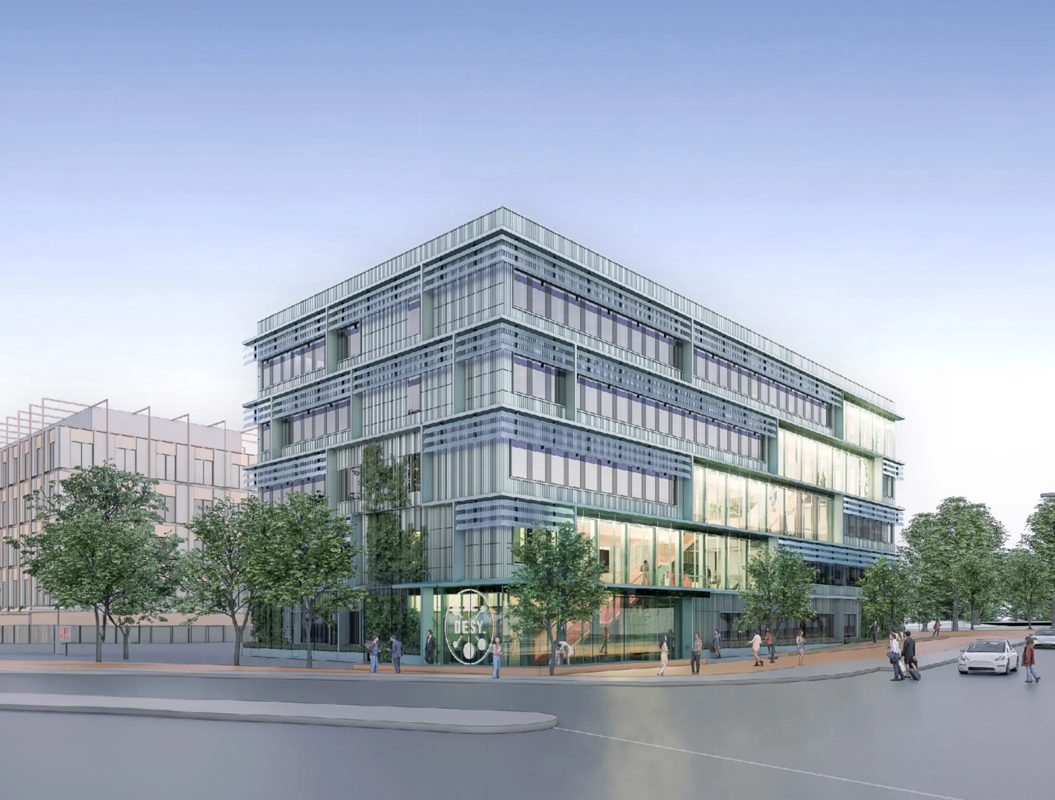 The future DESY-Innovation Factory Building II, to be operated by the SLB team. Dedicated to optics / physiscs.