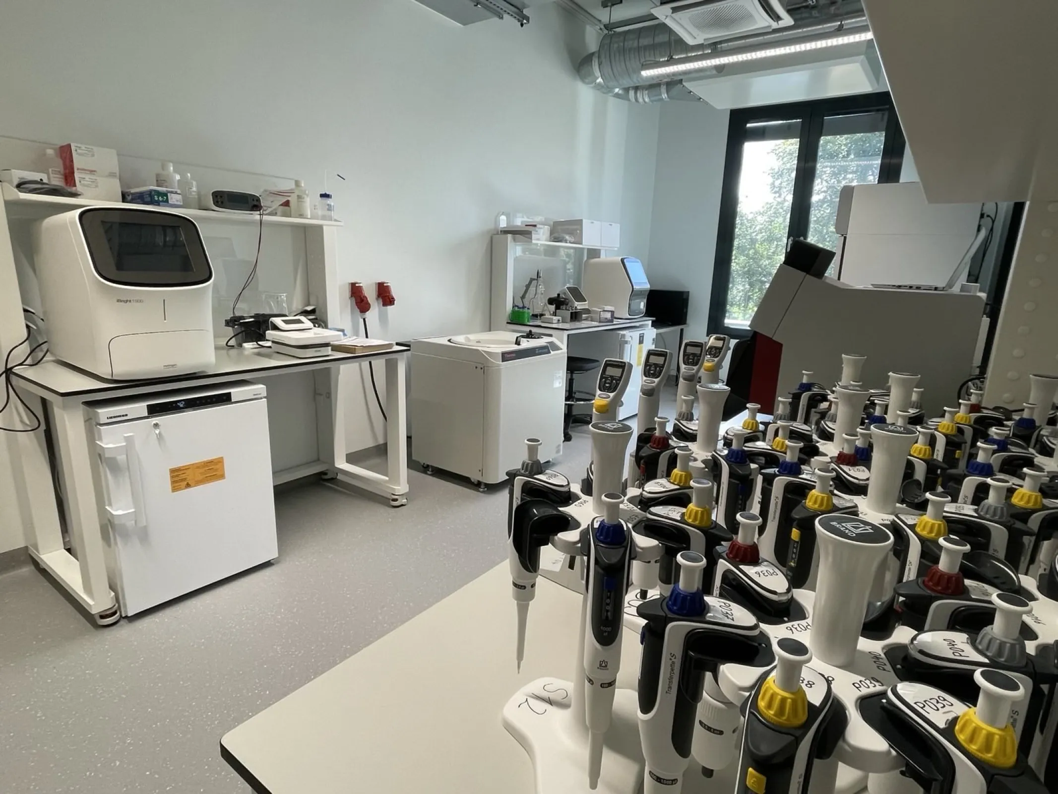 Biomolecule preparation and analysis lab.