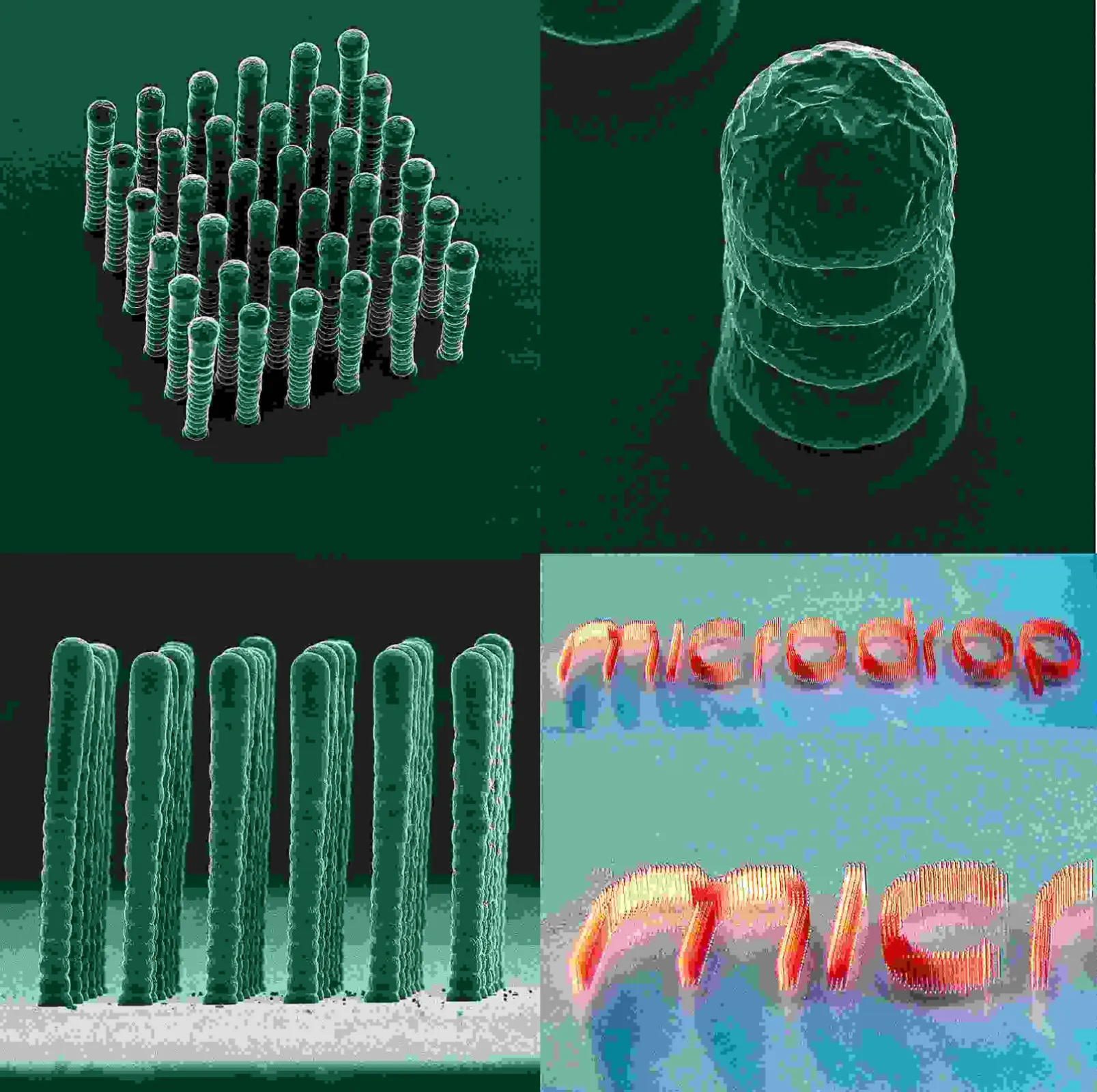 High-precision micro 3D structures showcasing innovation at the microscale