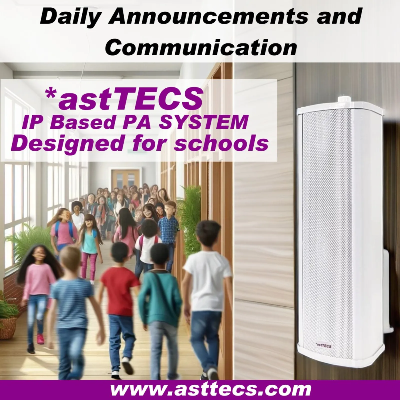 IP PA system for Schools