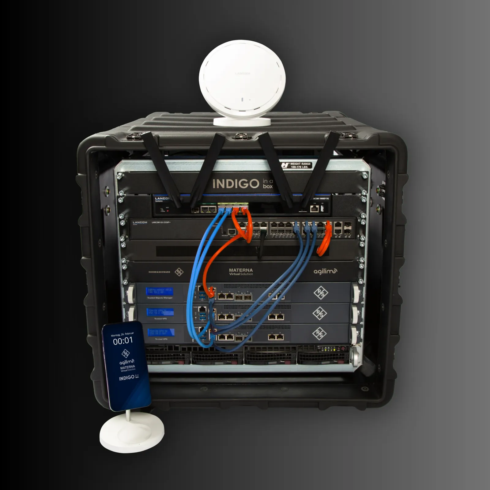 R&S®COMSEC by agilimo & Rhode & Schwarz - highly secure ultramobile working according to German government certified Mobile Communication for classified use